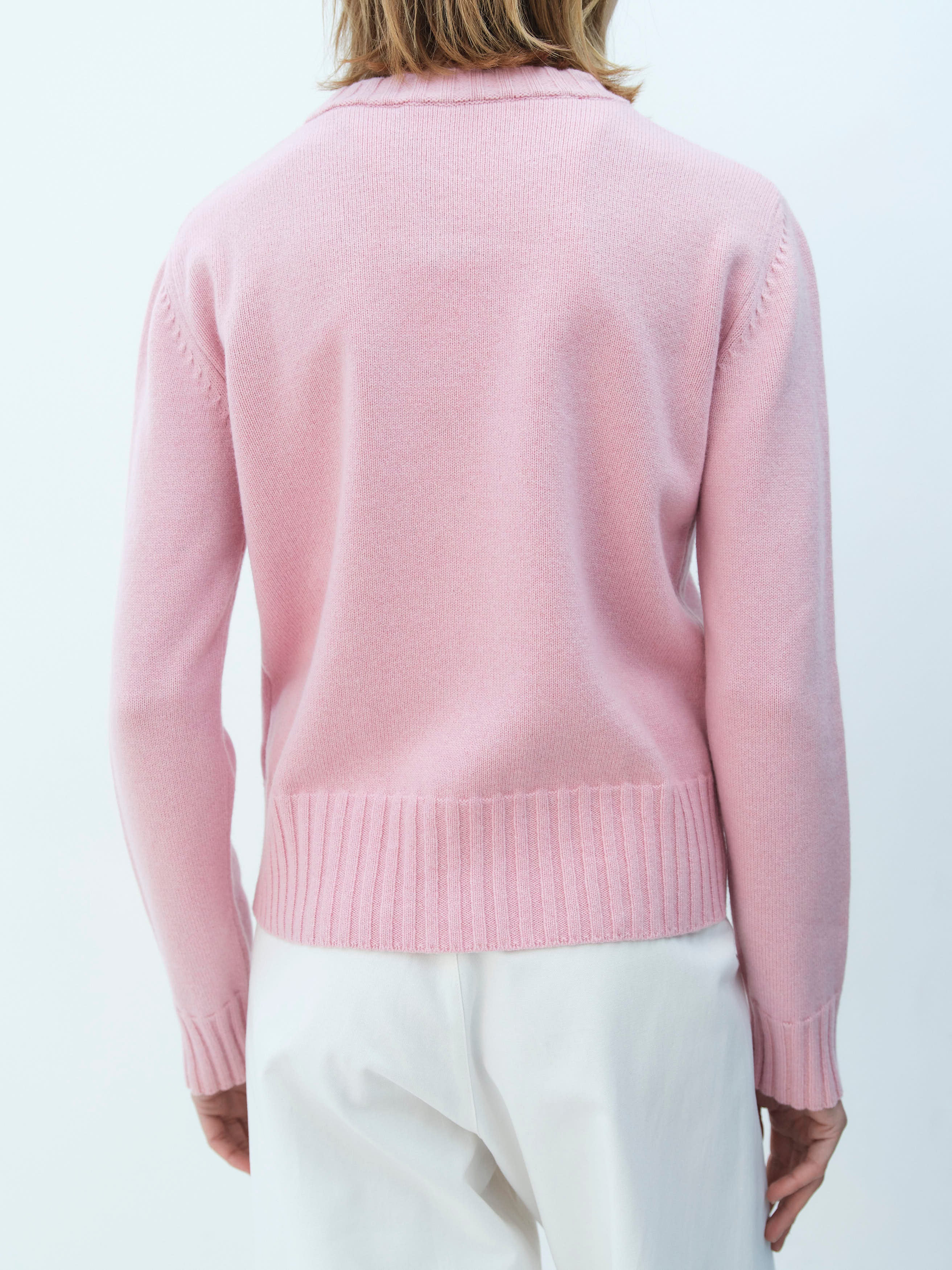 INEZ AND VINOODH JUMPER / DUSTY ROSE – RIKA STUDIOS