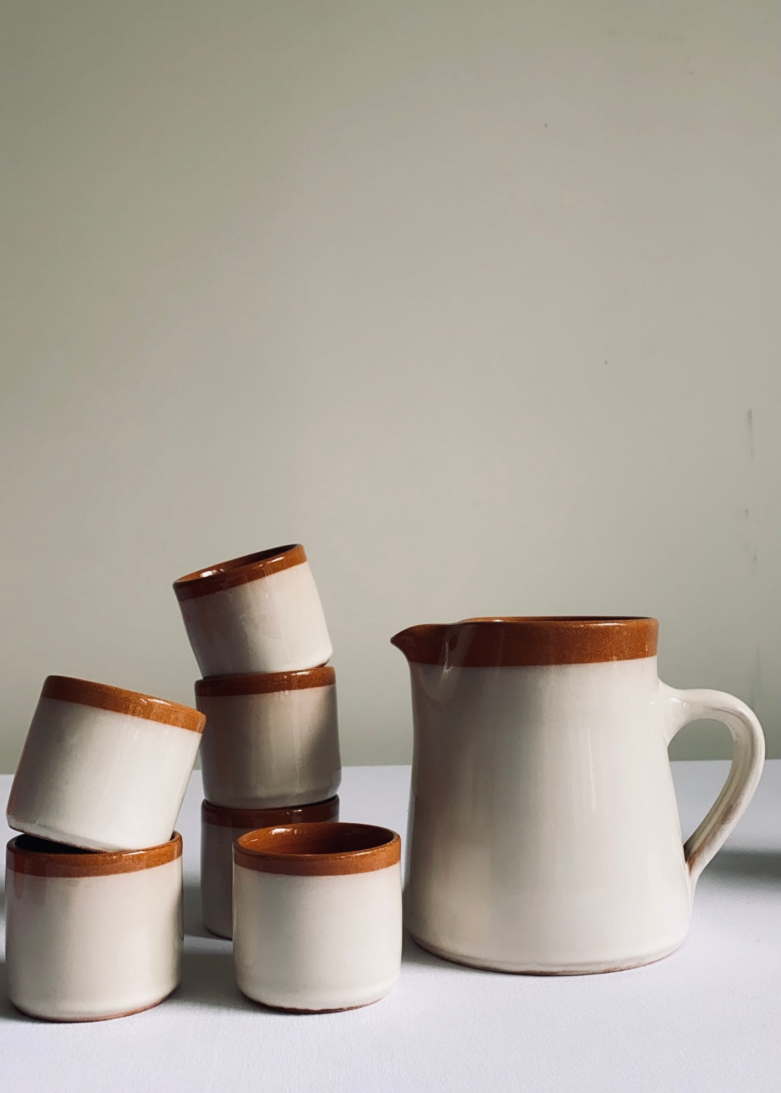 JUG SET SMALL / CREAM