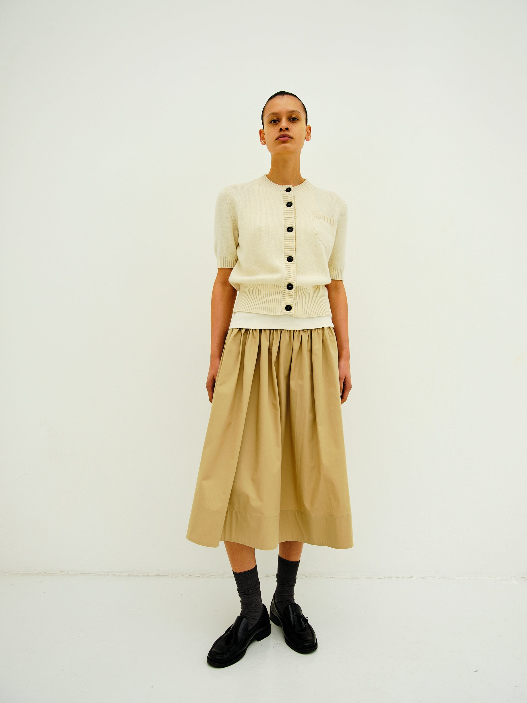 DESPINA CARDIGAN / CREAMY