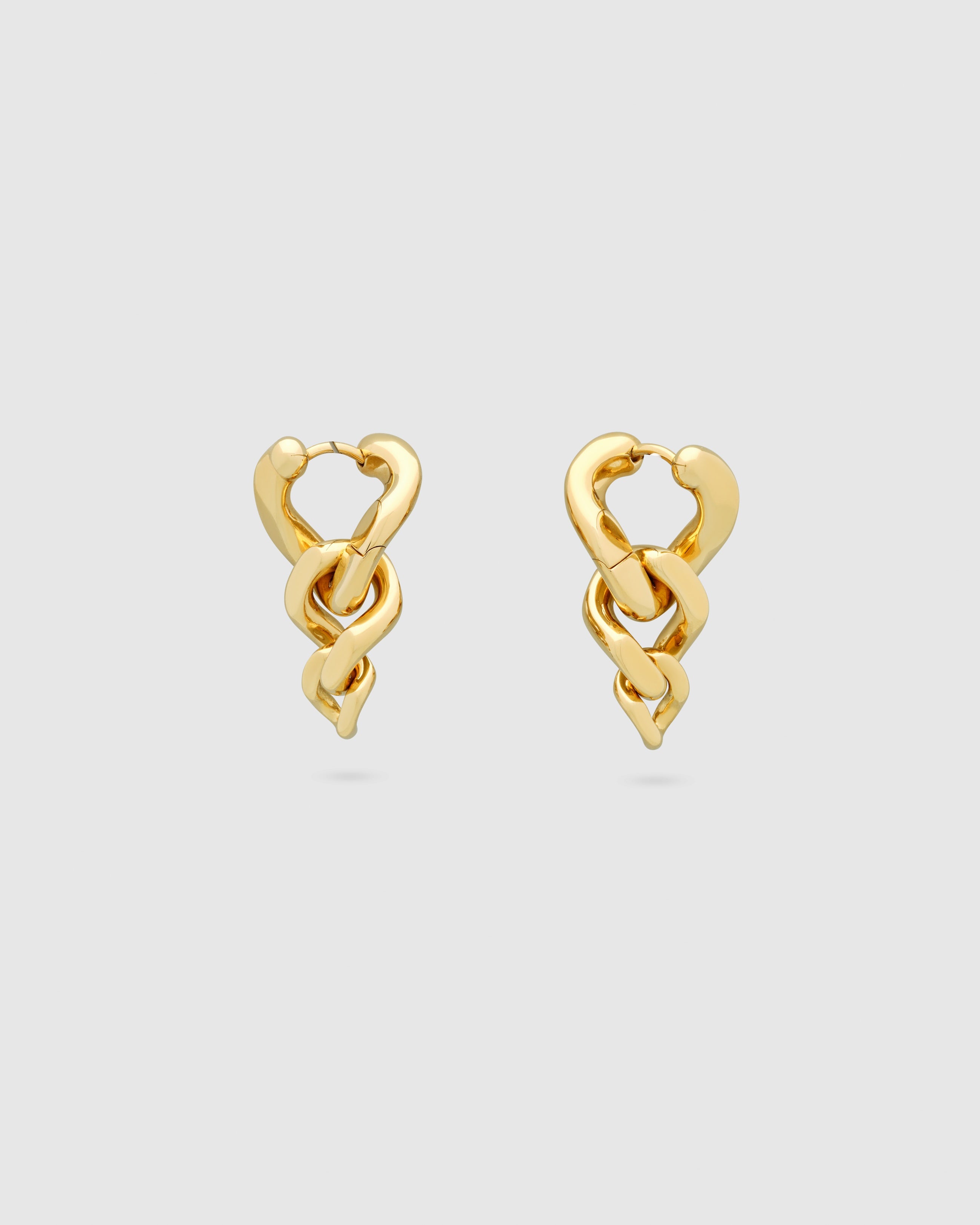 TOM WOOD / DEAN TRIPLE HOOPS, GOLD
