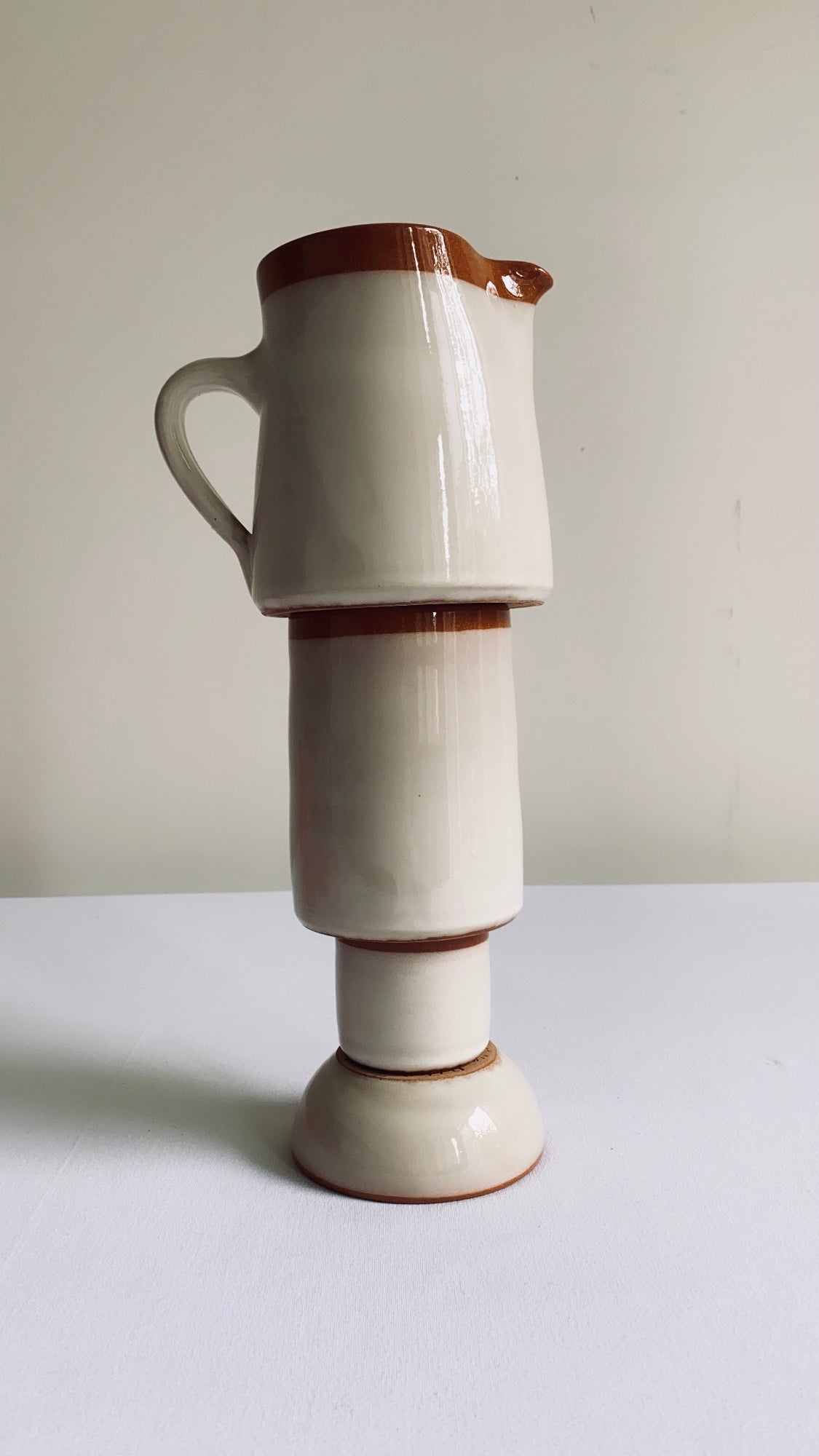 JUG SET LARGE / CREAM