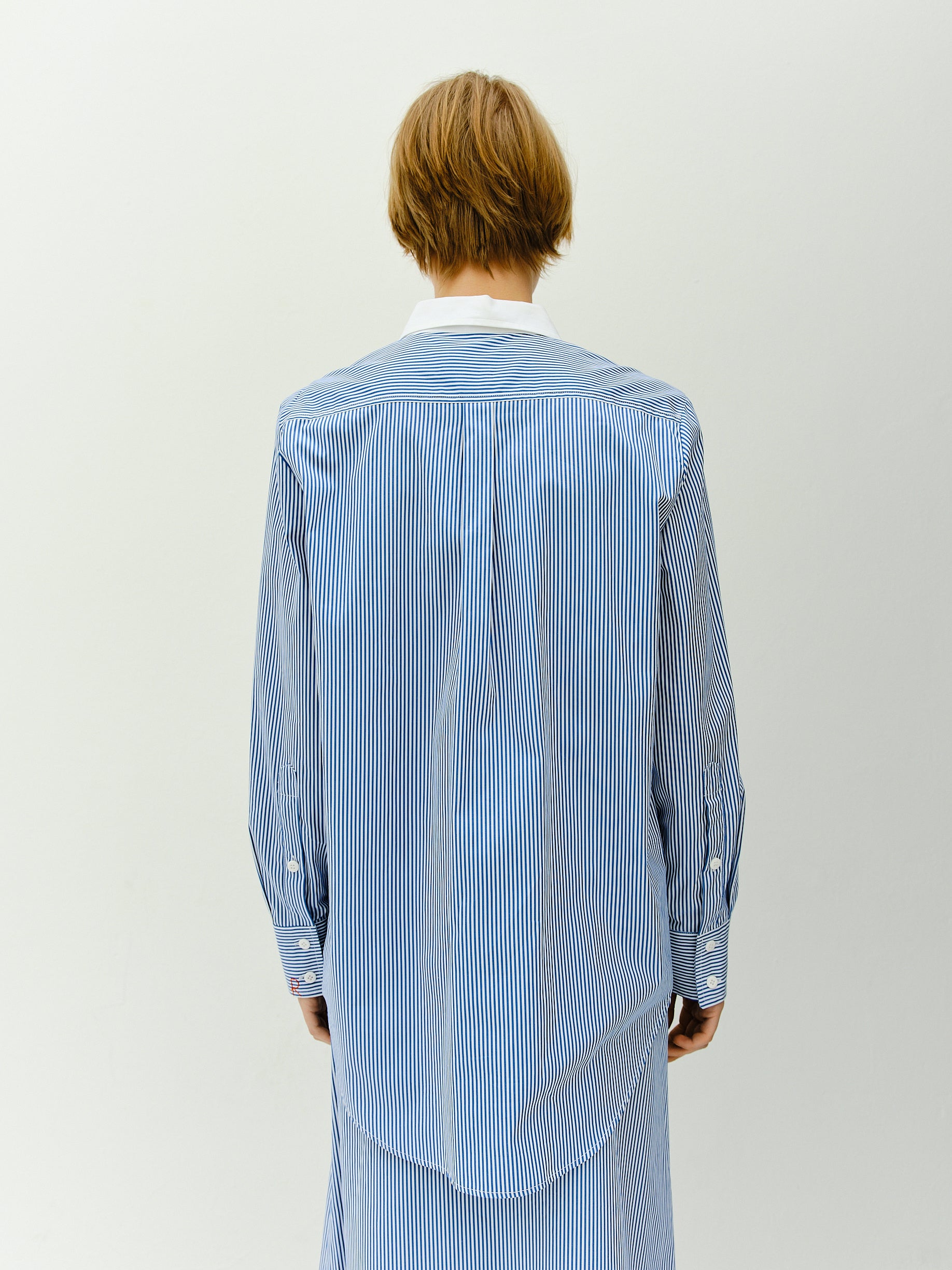 YVES SHIRT / BLUE-WHITE STRIPE