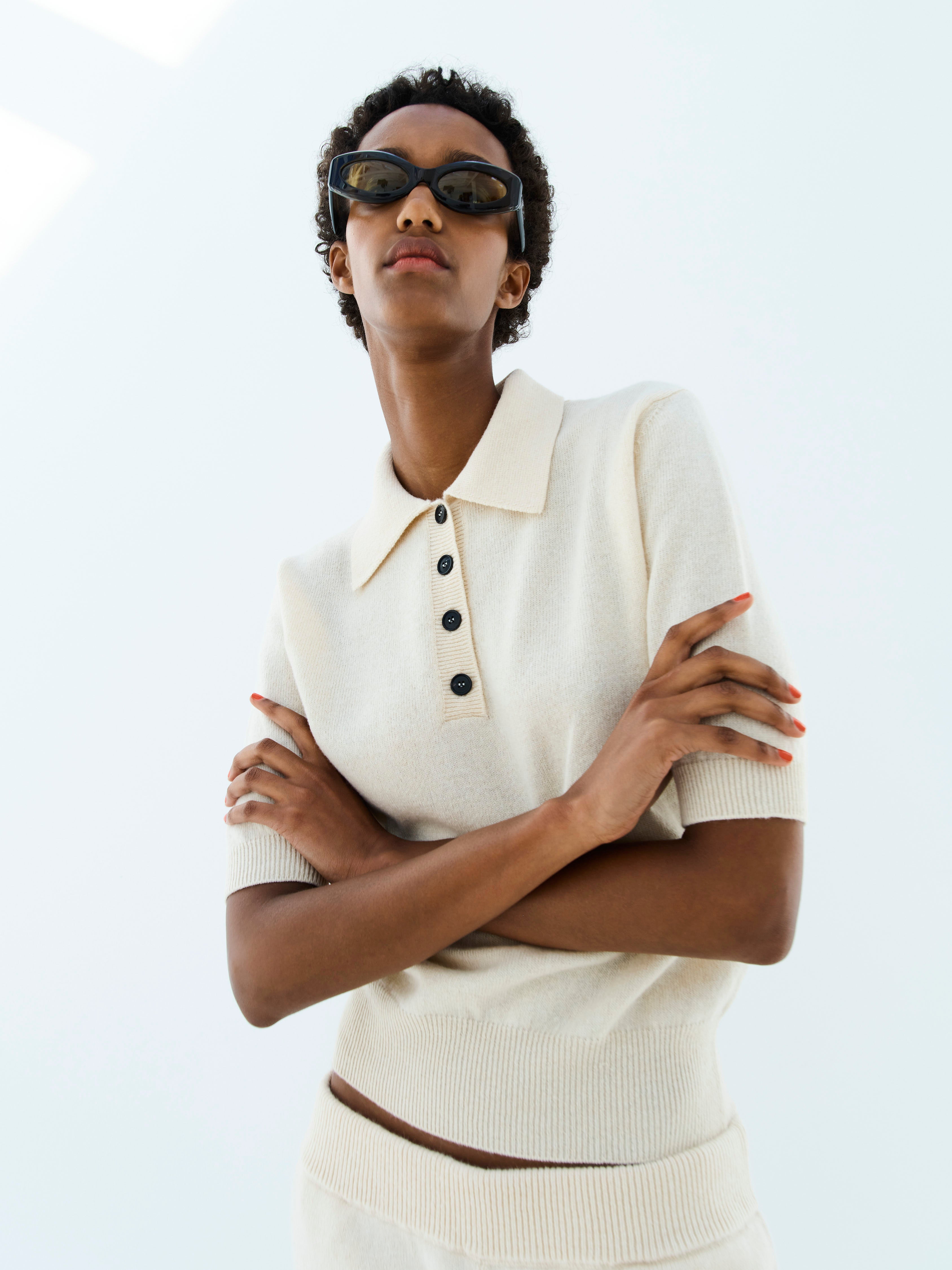 SPRING POLO / NATURAL