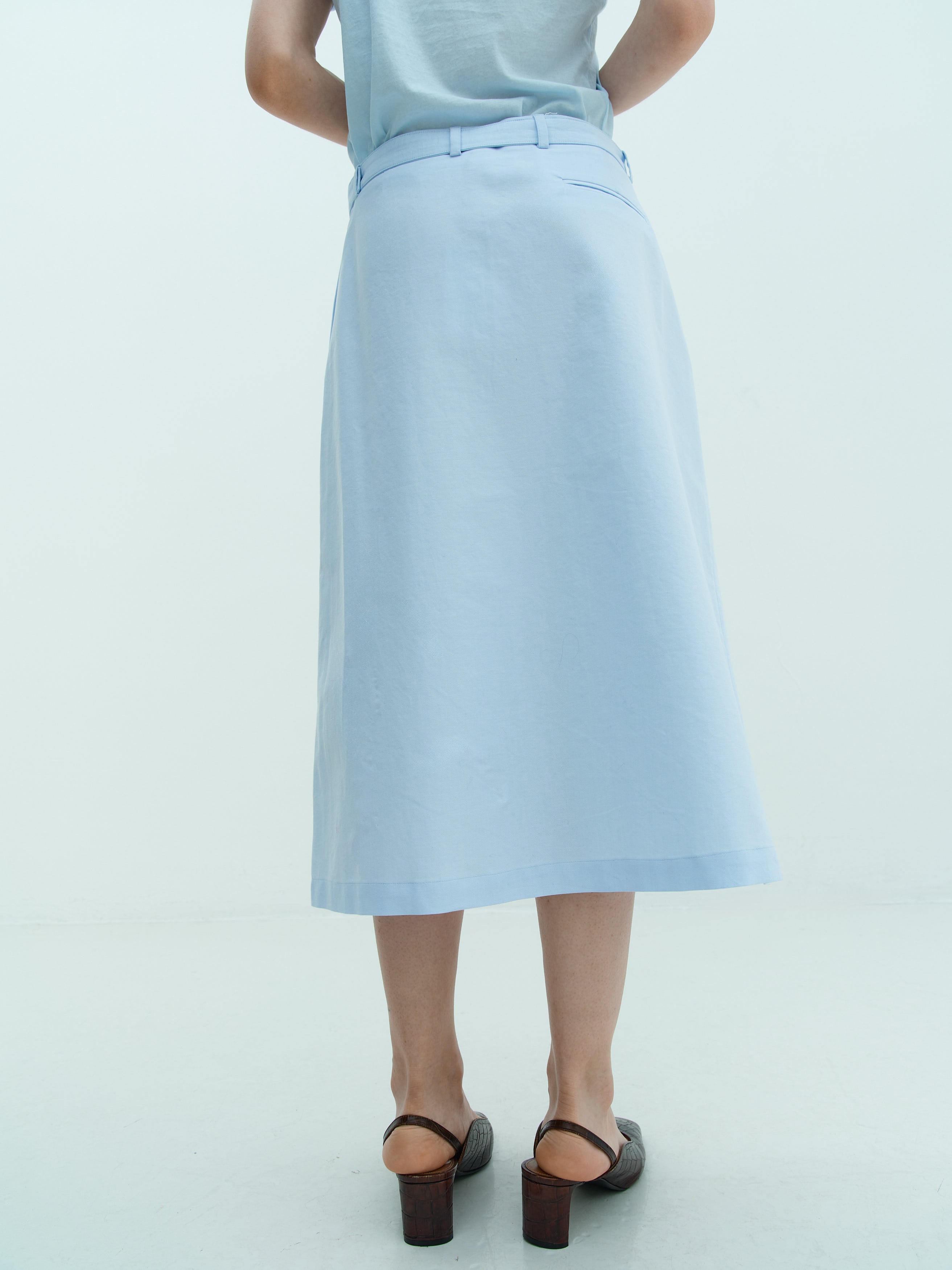 ALEXANDRA SKIRT / COOL BLUE
