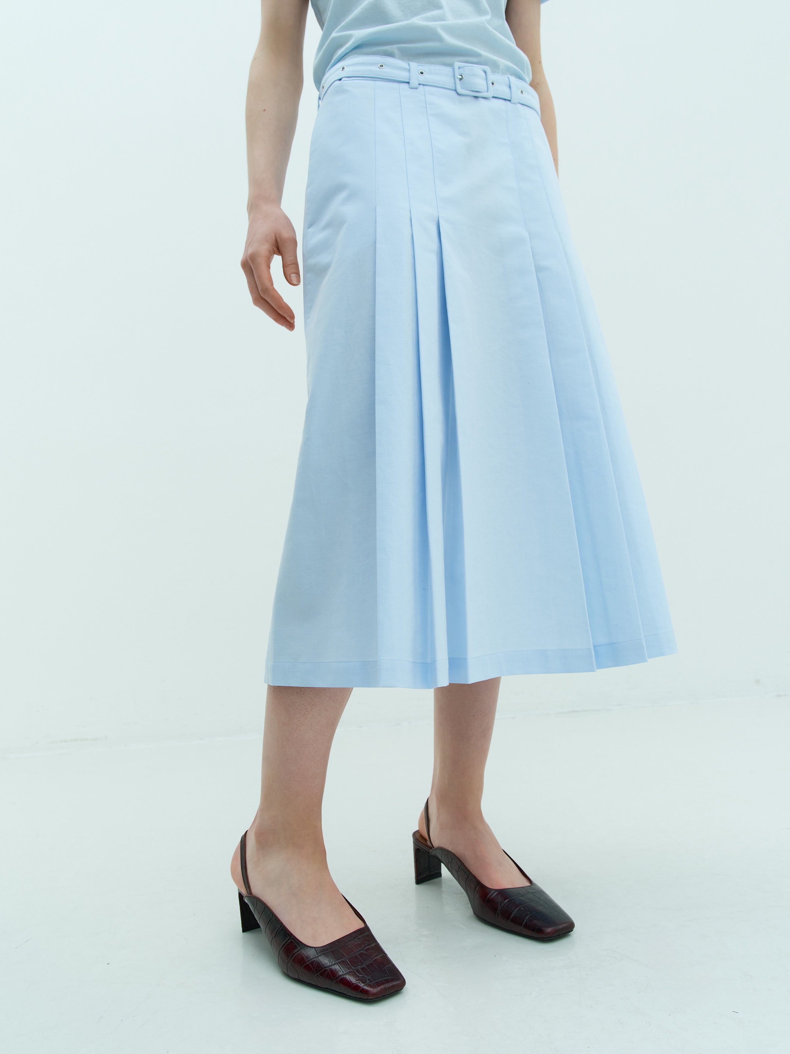 ALEXANDRA SKIRT / COOL BLUE