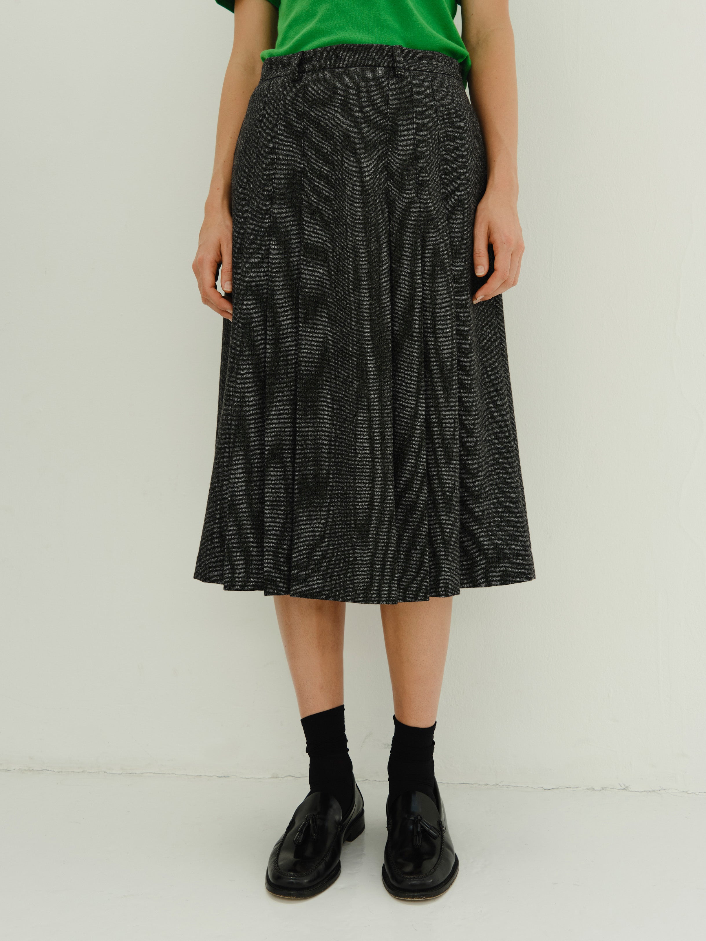 ALEXANDRA SKIRT / SALT & PEPPER