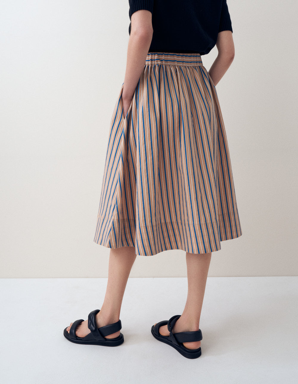 APOLLONIA SKIRT / STRIPE