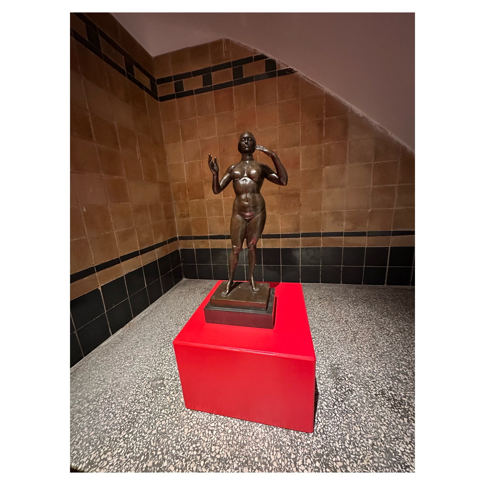 GASTON LACHAISE / BRONZE STATUETTE