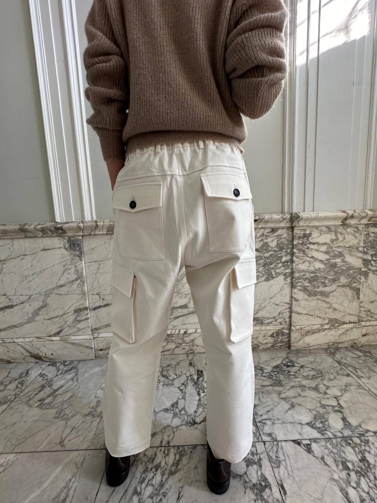 CARGO PANTS / CREAM