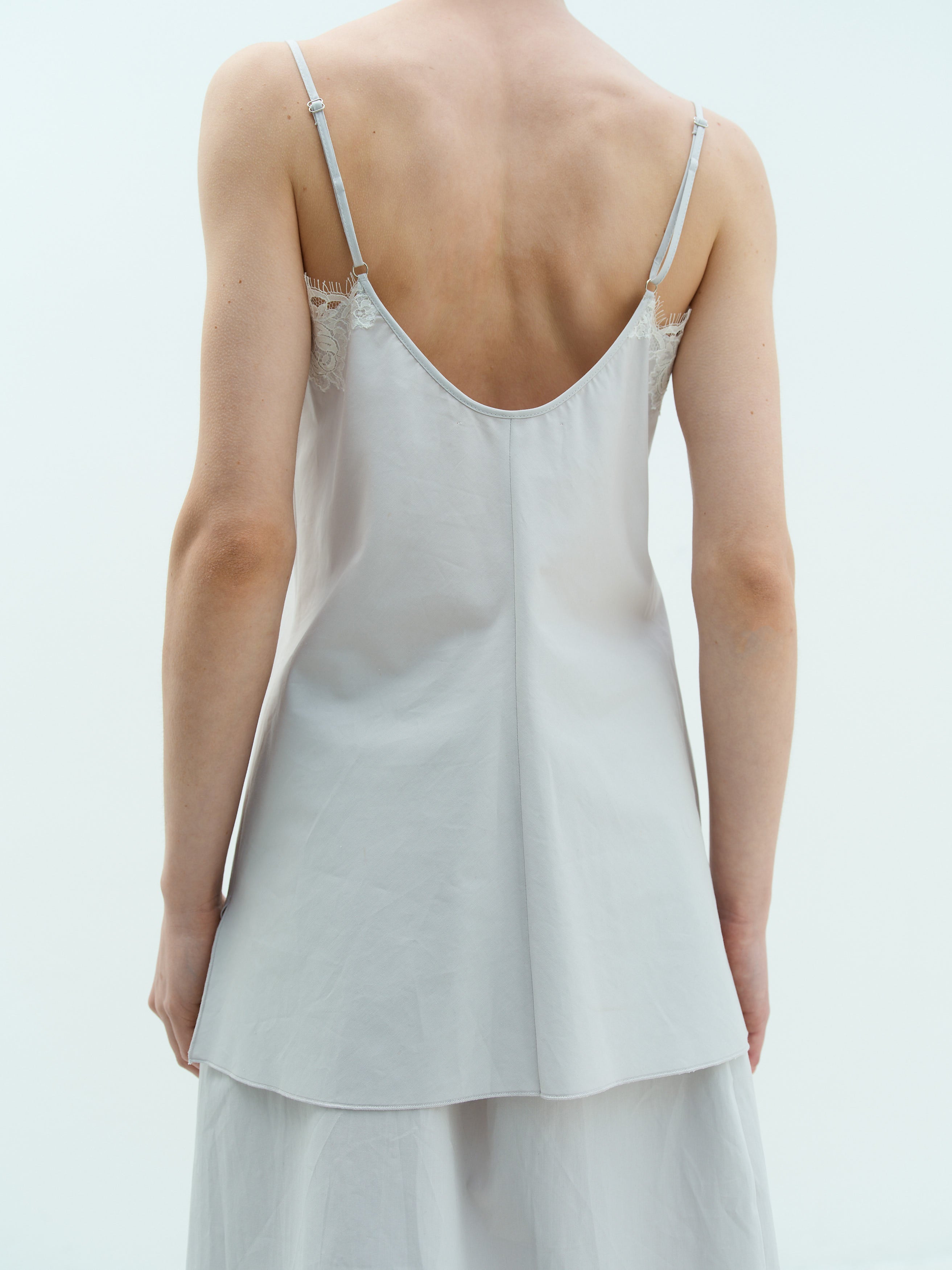 LACE CAMISOLE / ASH