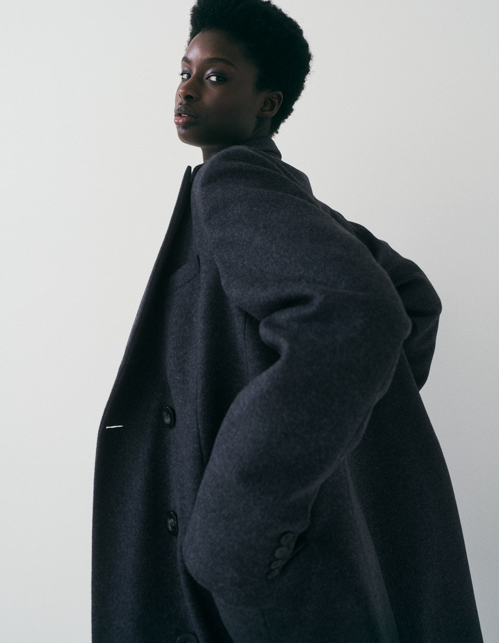 CLARK COAT / DK. GREY MELE