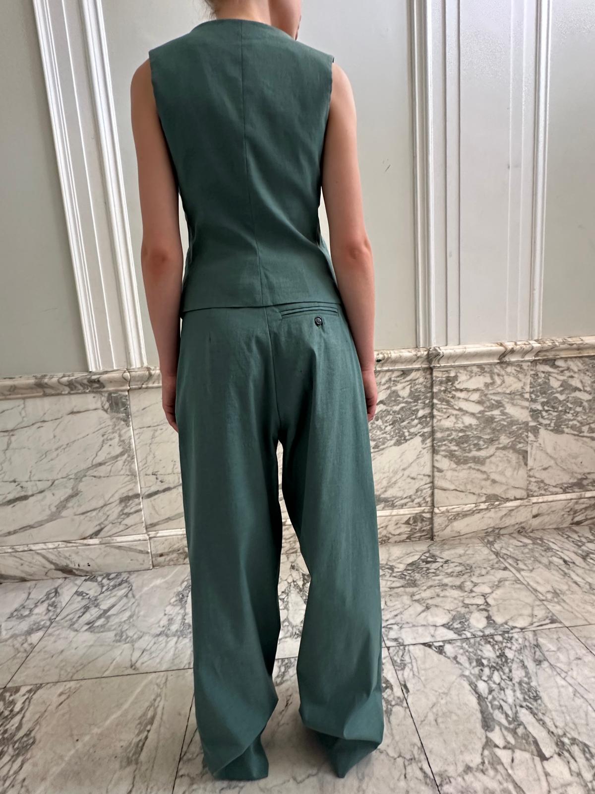 DIANE SET PANTS & VEST / TREE