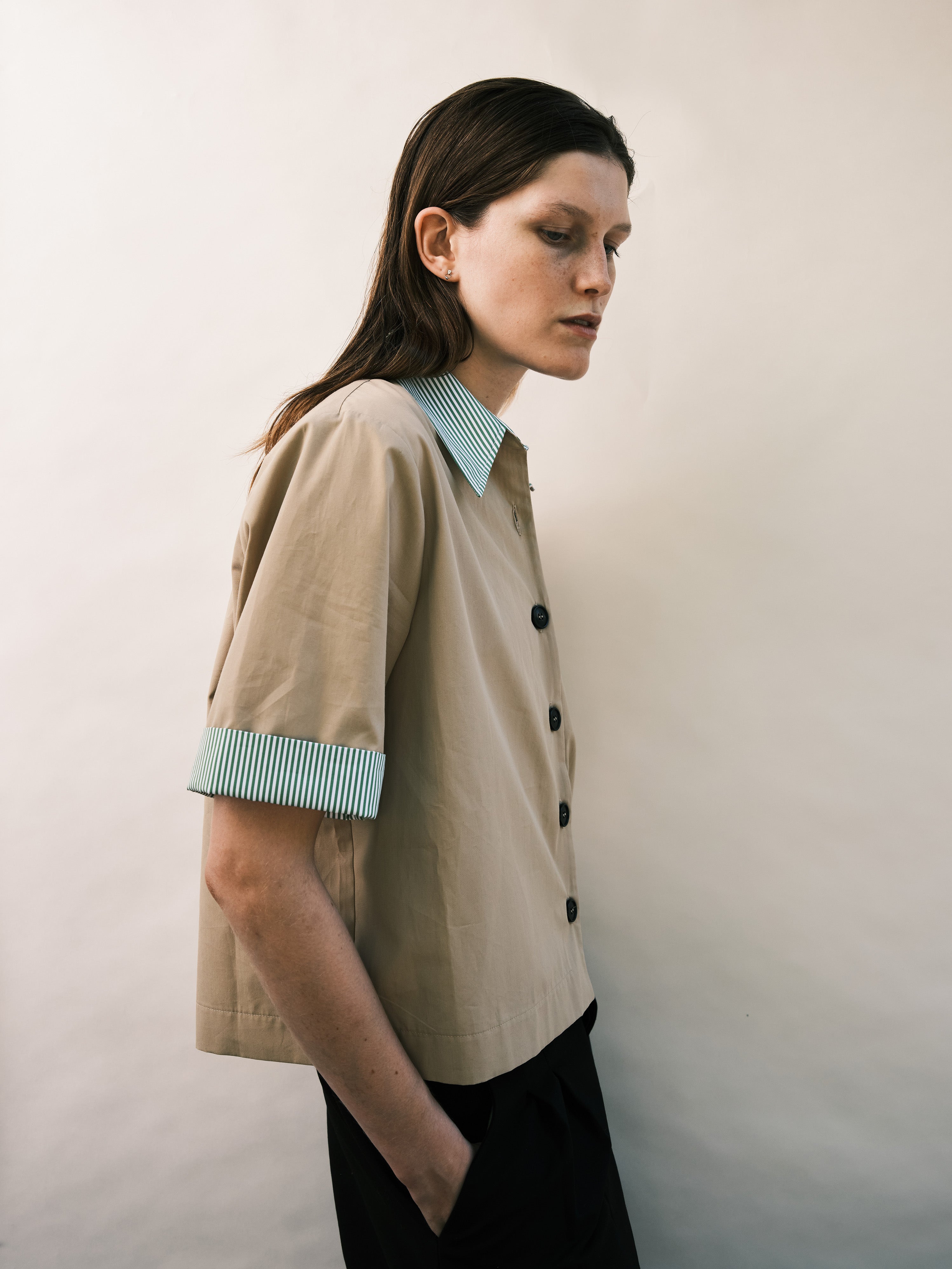 VINCENT SHIRT / ALMOND MILK