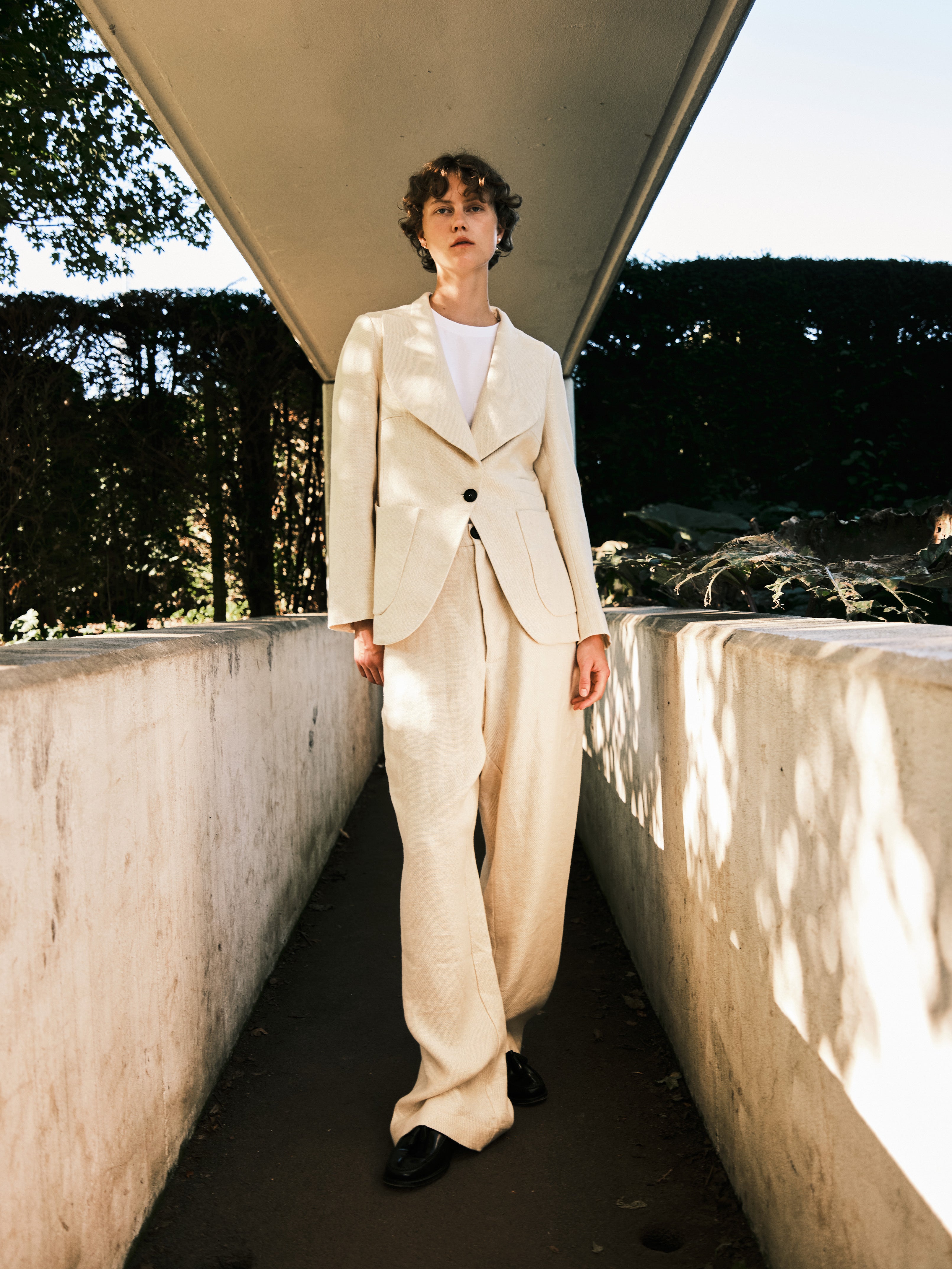 BOWIE  PANTS / STRAW