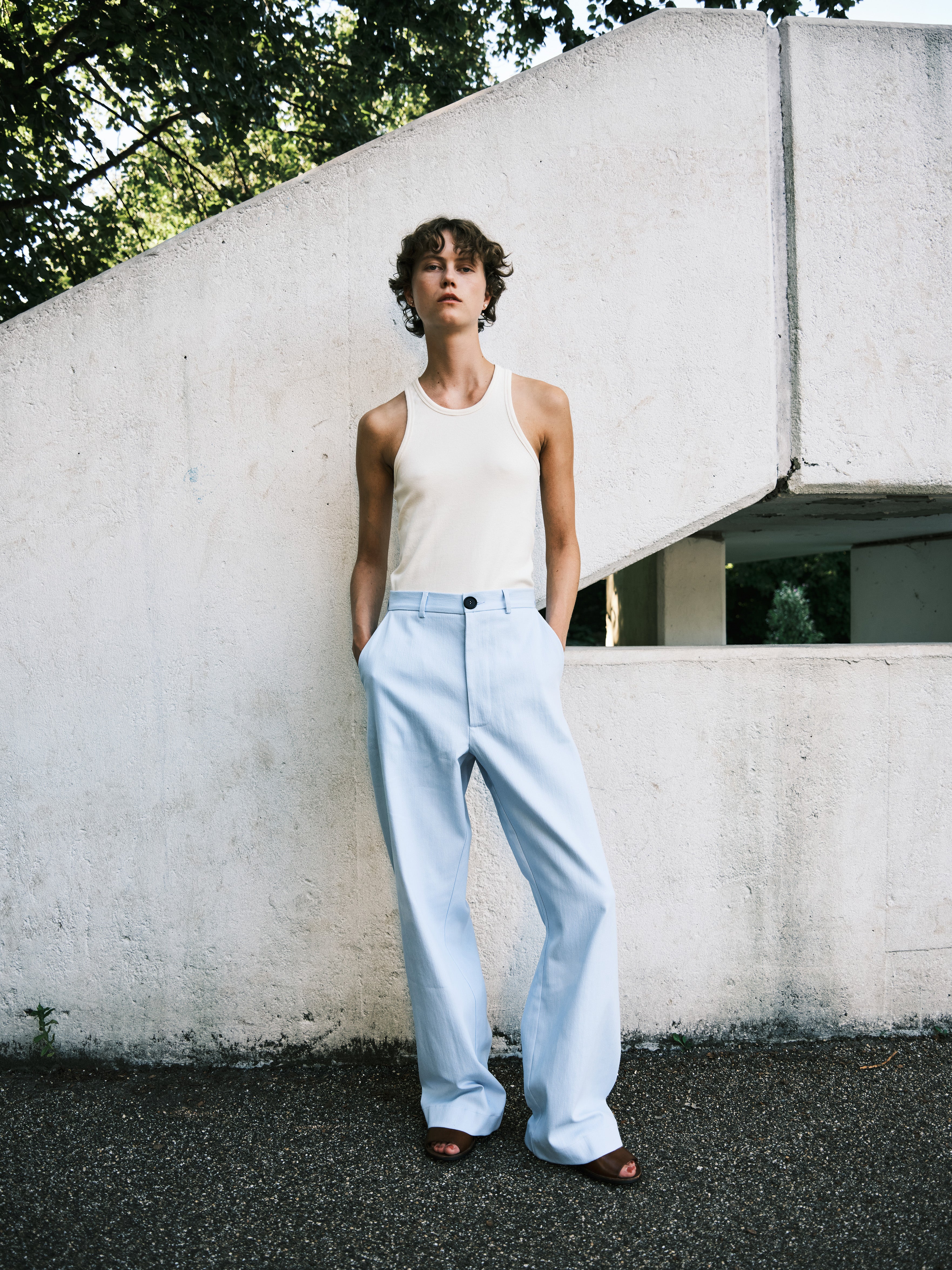 BOWIE  PANTS / HEAVEN BLUE