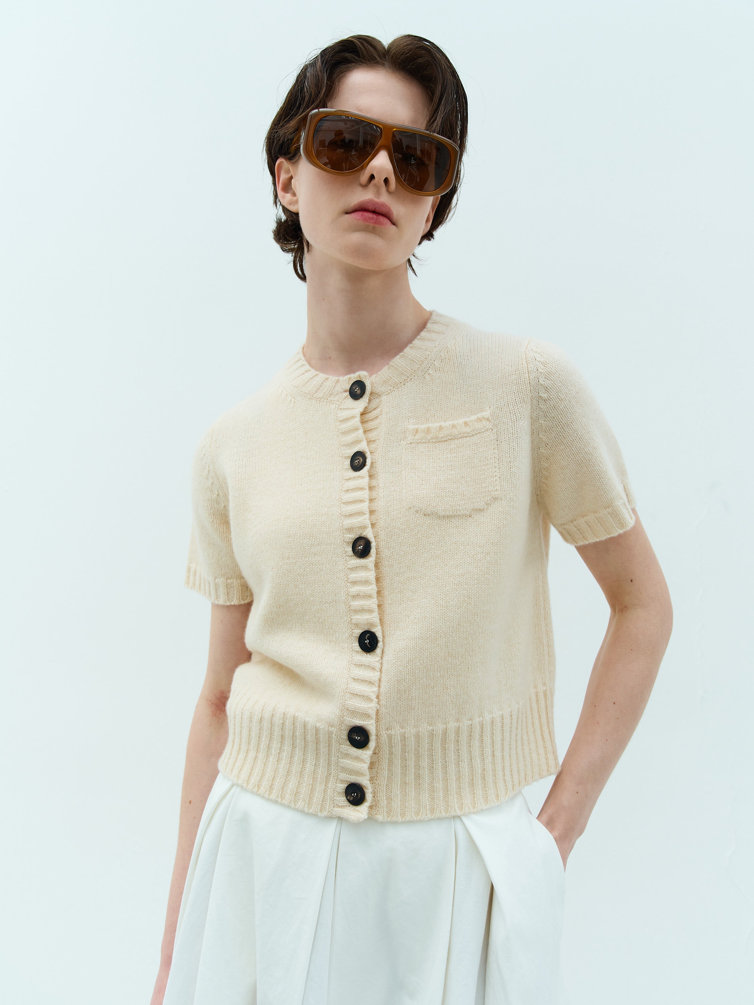 DESPINA CARDIGAN / NATURAL