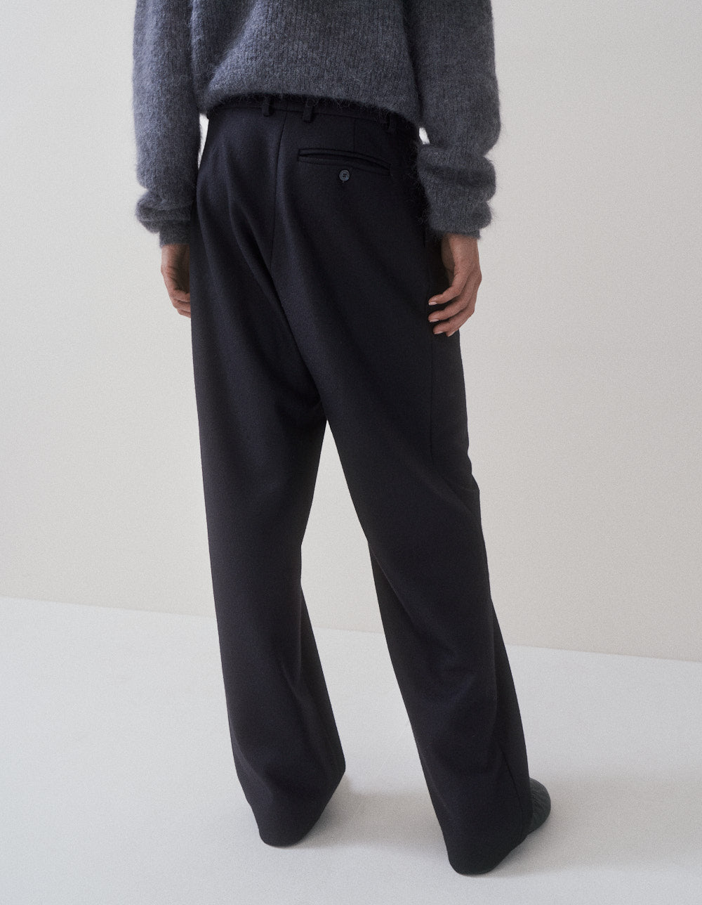 DIANE PANTS / BLACK FLANNEL