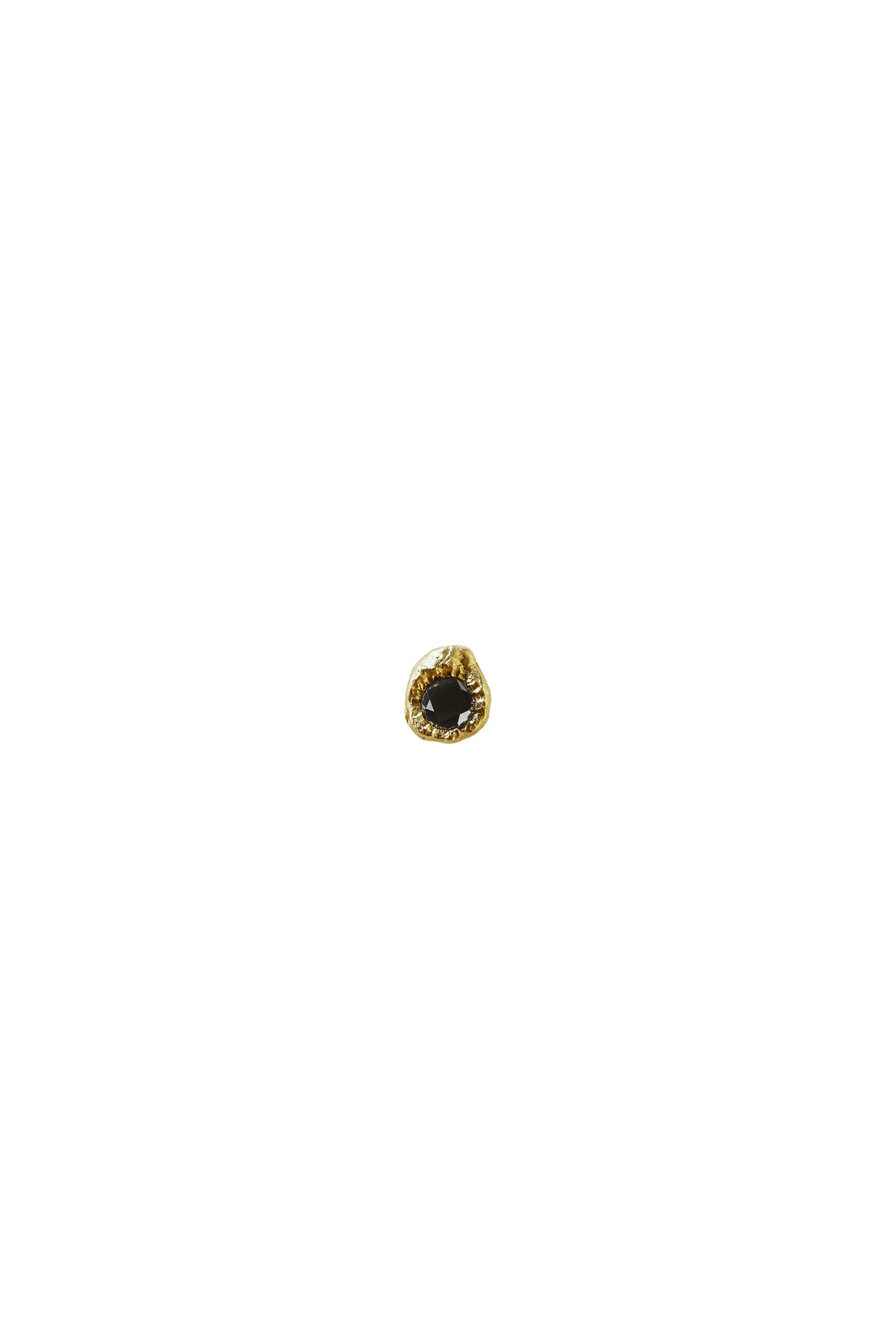 ELHANATI, IMAN BLACK DIMOND EAR STUD 0,10CT