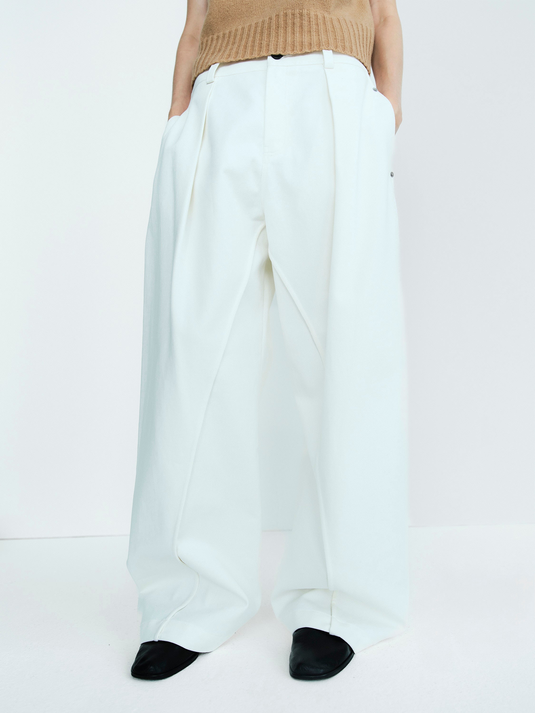 SPENCER PANTS / CREAM