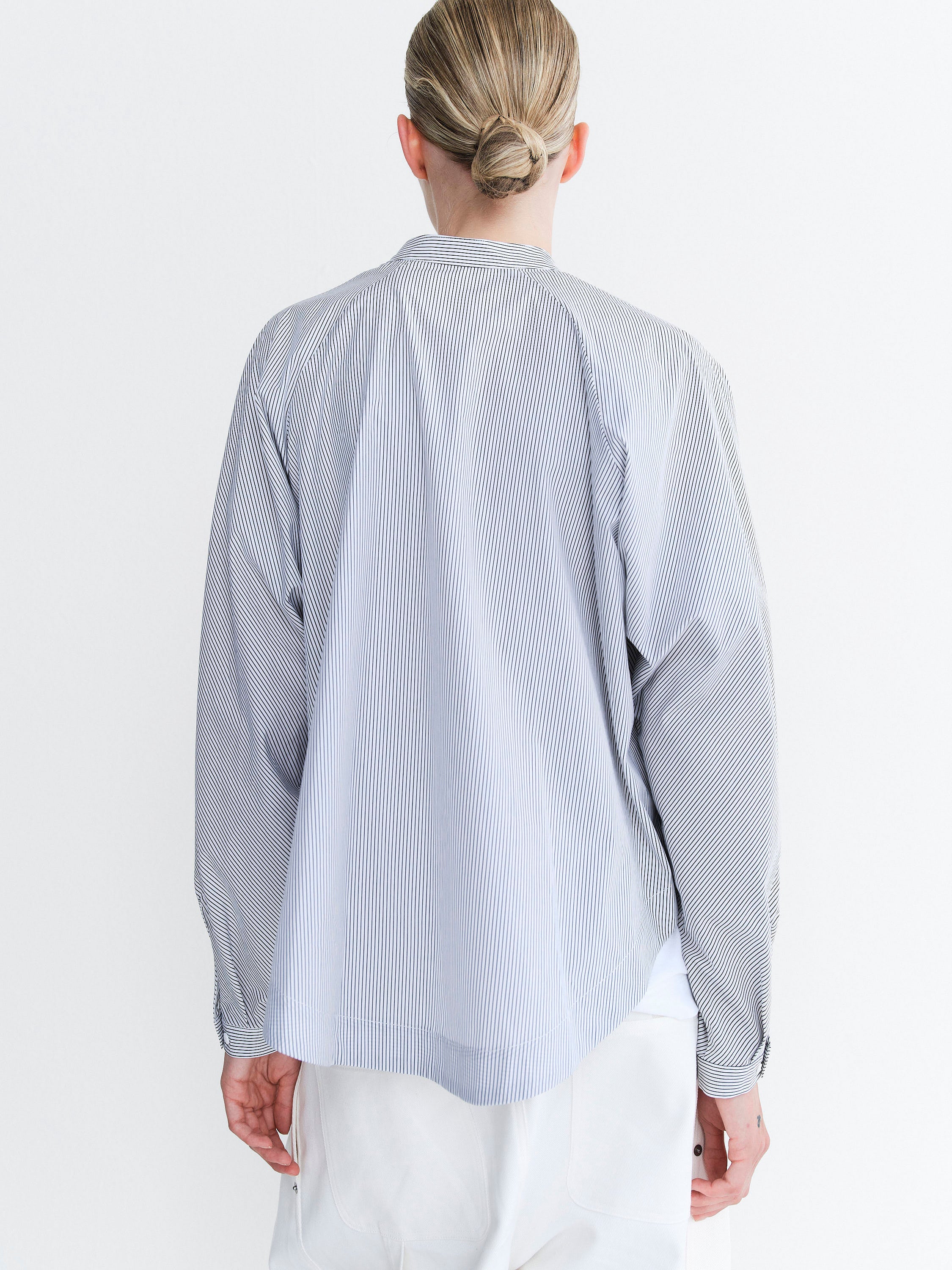 CAROLINA SHIRT  / WHITE /BLUE STRIPE