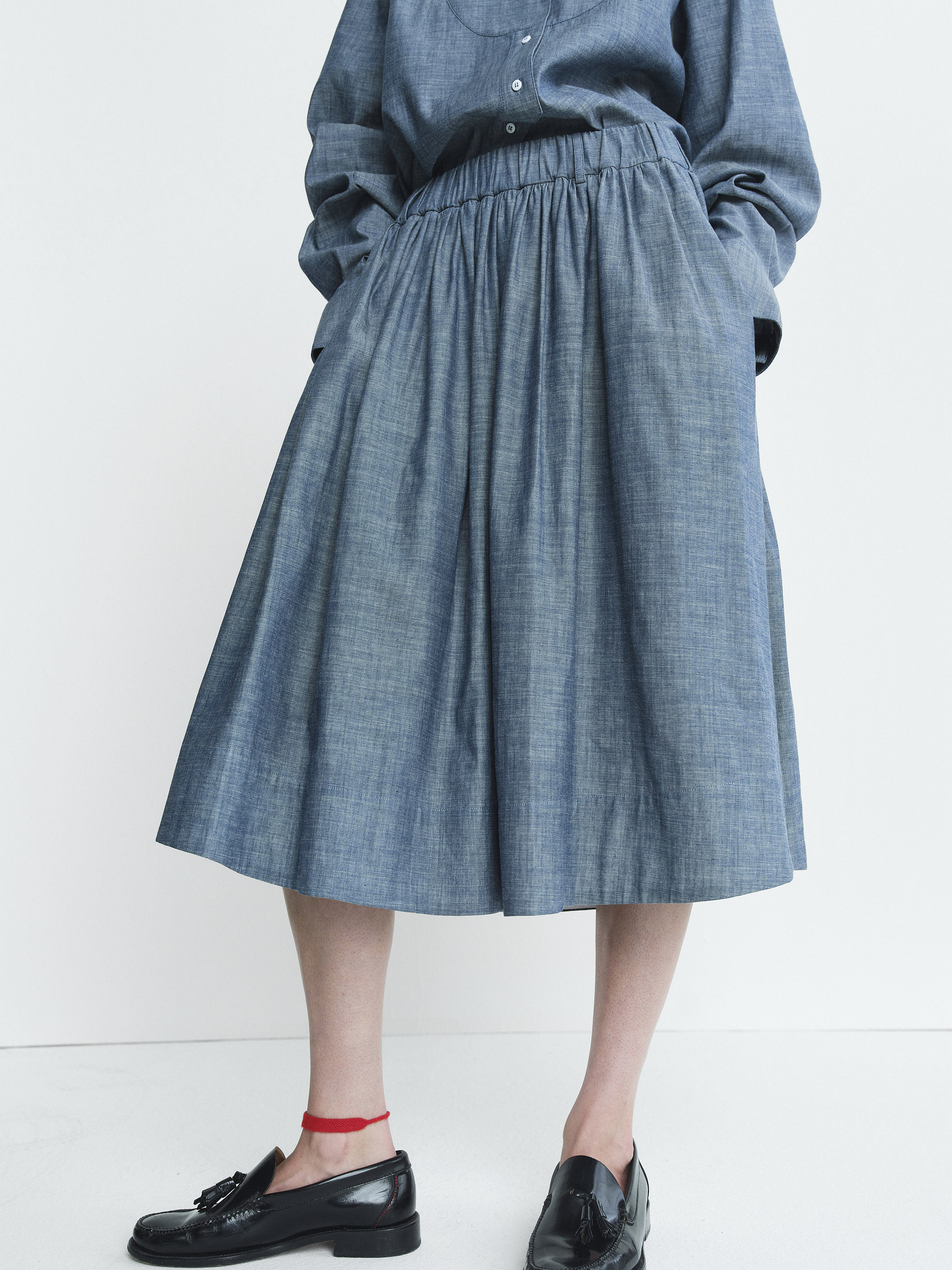 APOLLONIA SKIRT / CHAMBRAY