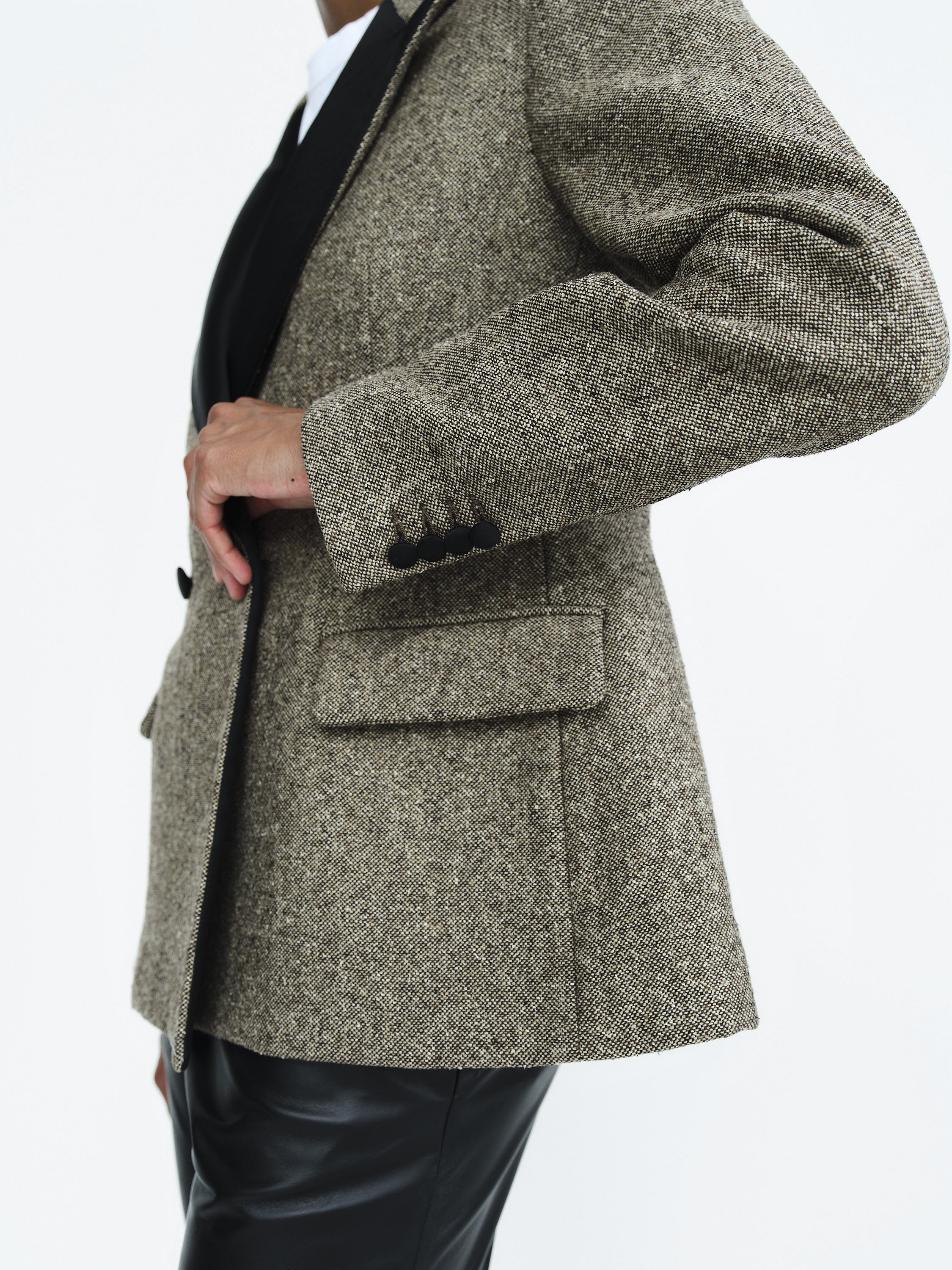 MORRIS JACKET / TWEED BROWN