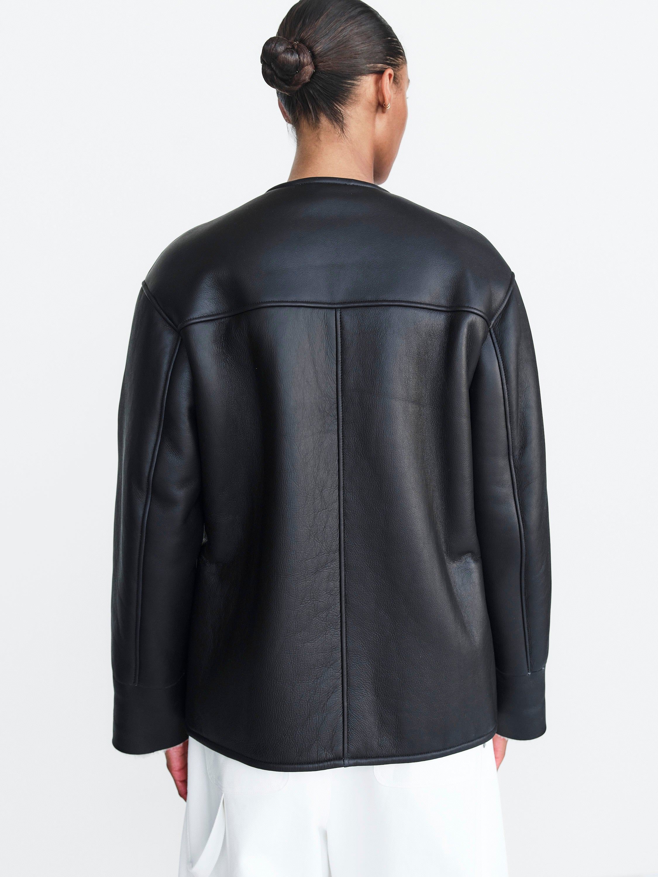 PARKER SHEARLING JACKET / BLACK