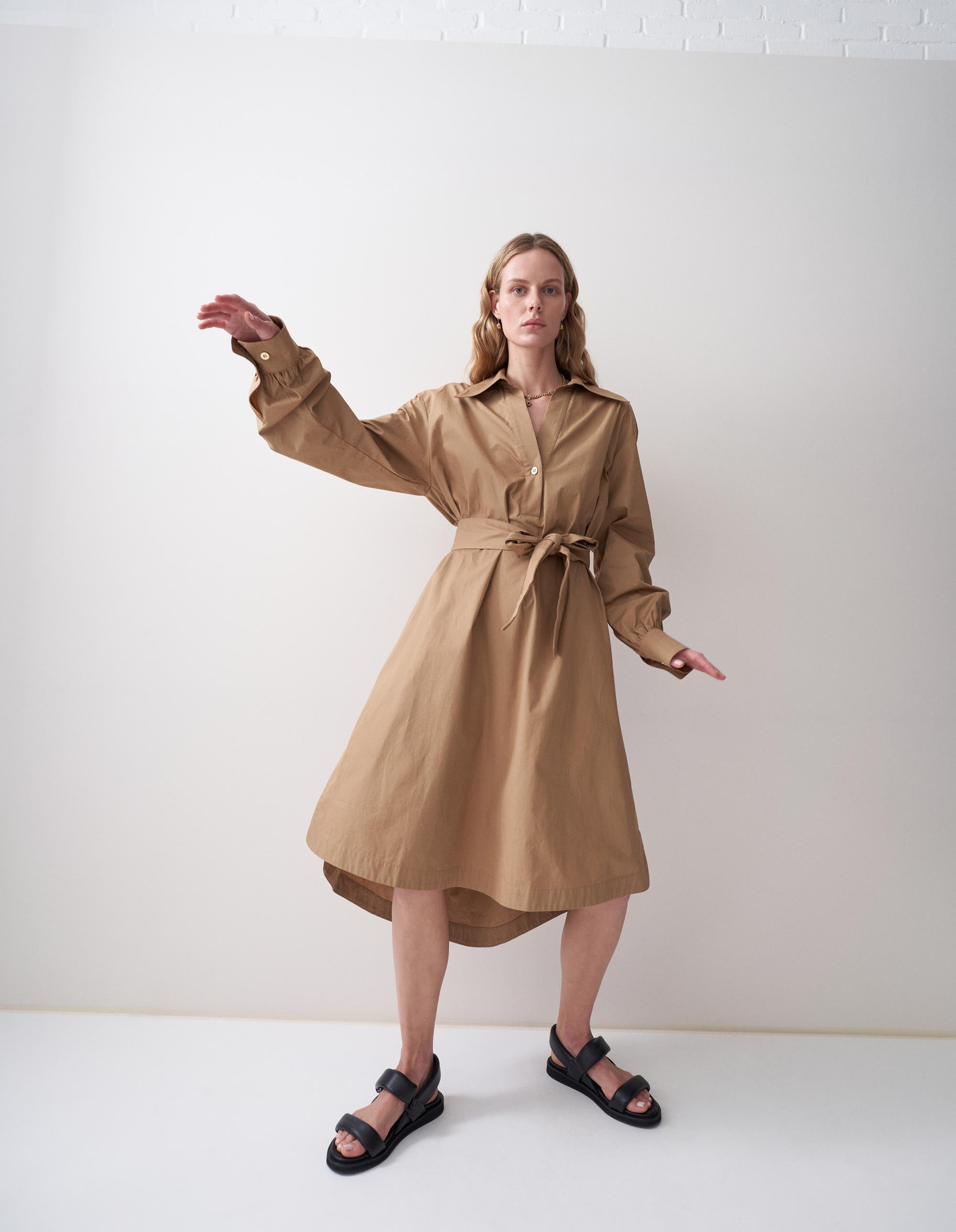FONDA DRESS / KHAKI