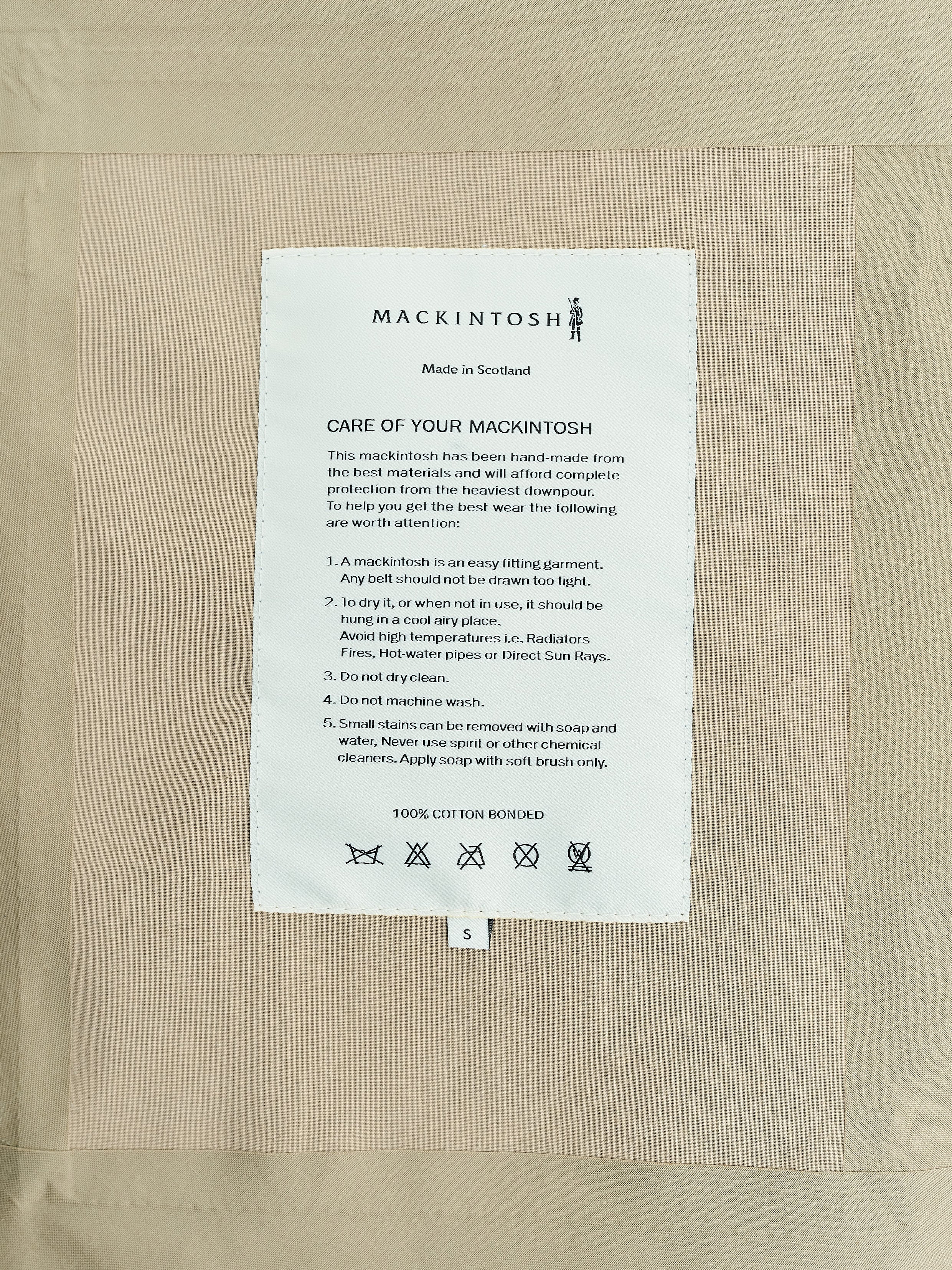 MACKINTOSH RIKA STUDIOS, FRANK JACKET / FAWN