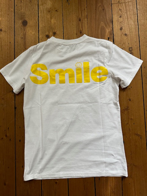 HAPPY TEE / WHITE-SUNSHINE