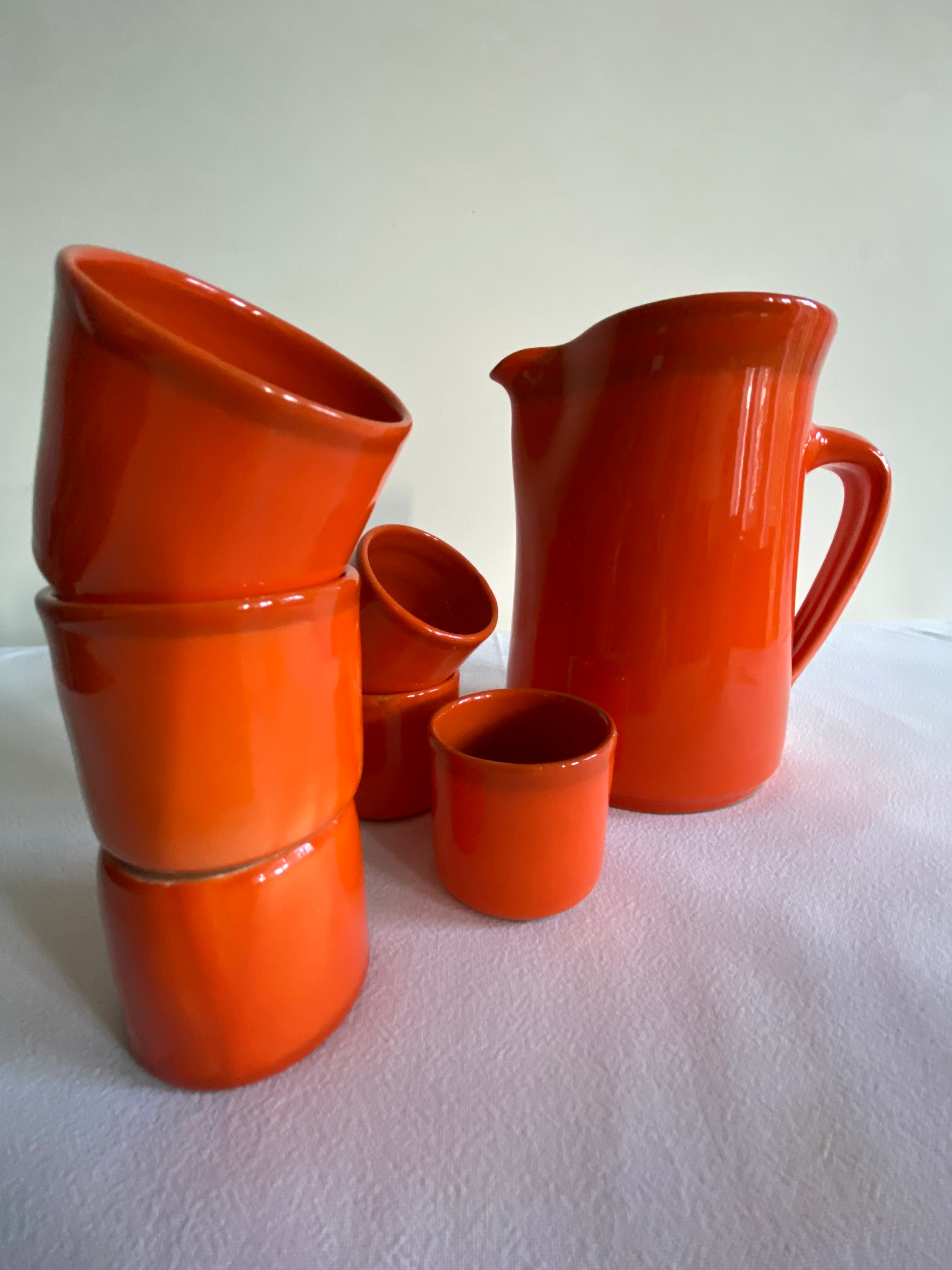 JUG SET LARGE / ORANGE