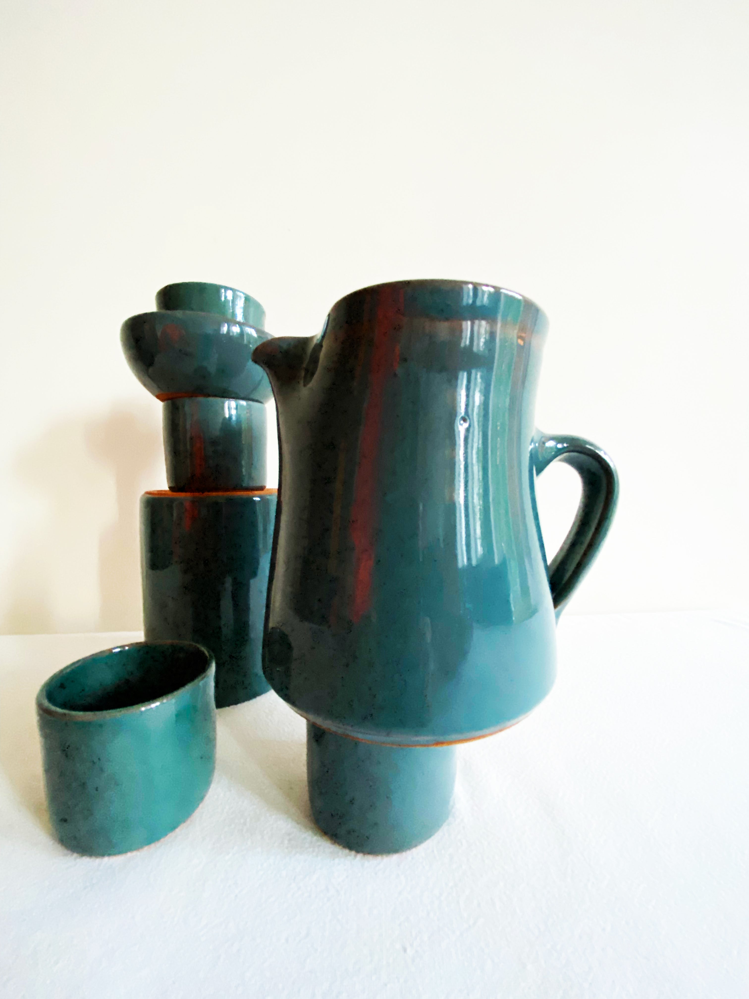 JUG SET SMALL / BLUE GREY