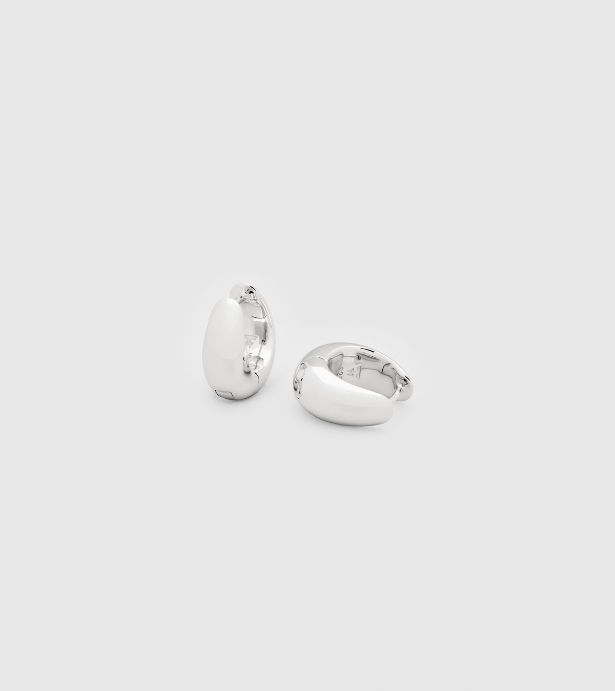 TOM WOOD / ICE HOOPS SMALL SILVER