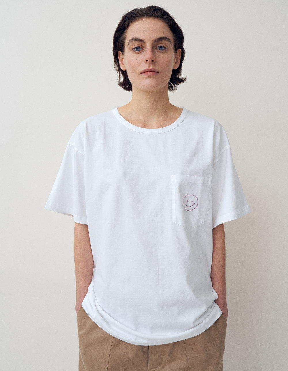 ISLAND POCKET TEE / WHITE