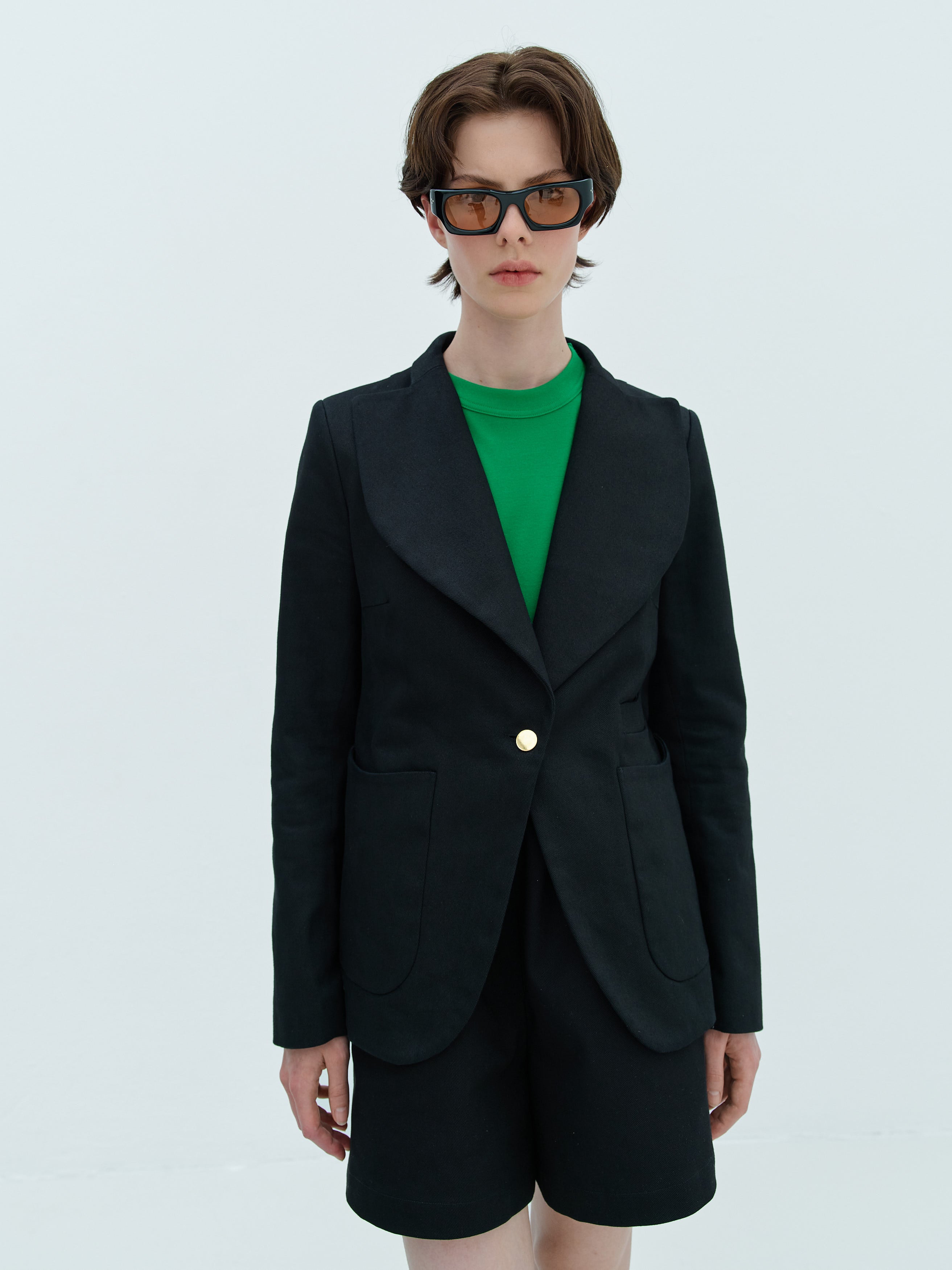 JERRY JACKET / BLACK TWILL