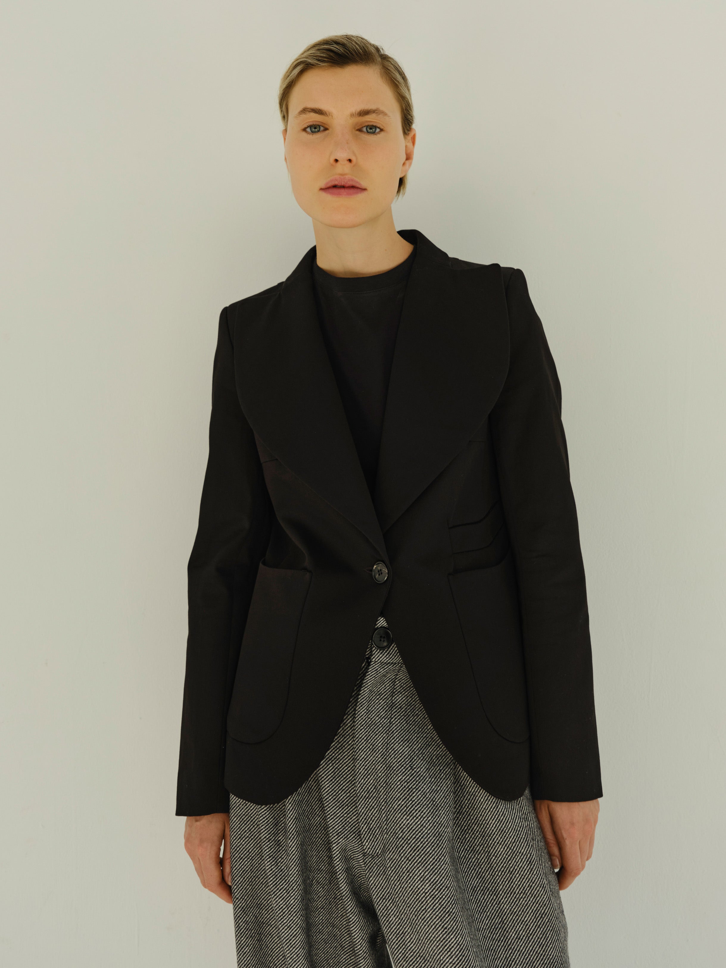 JERRY JACKET / BLACK COATED