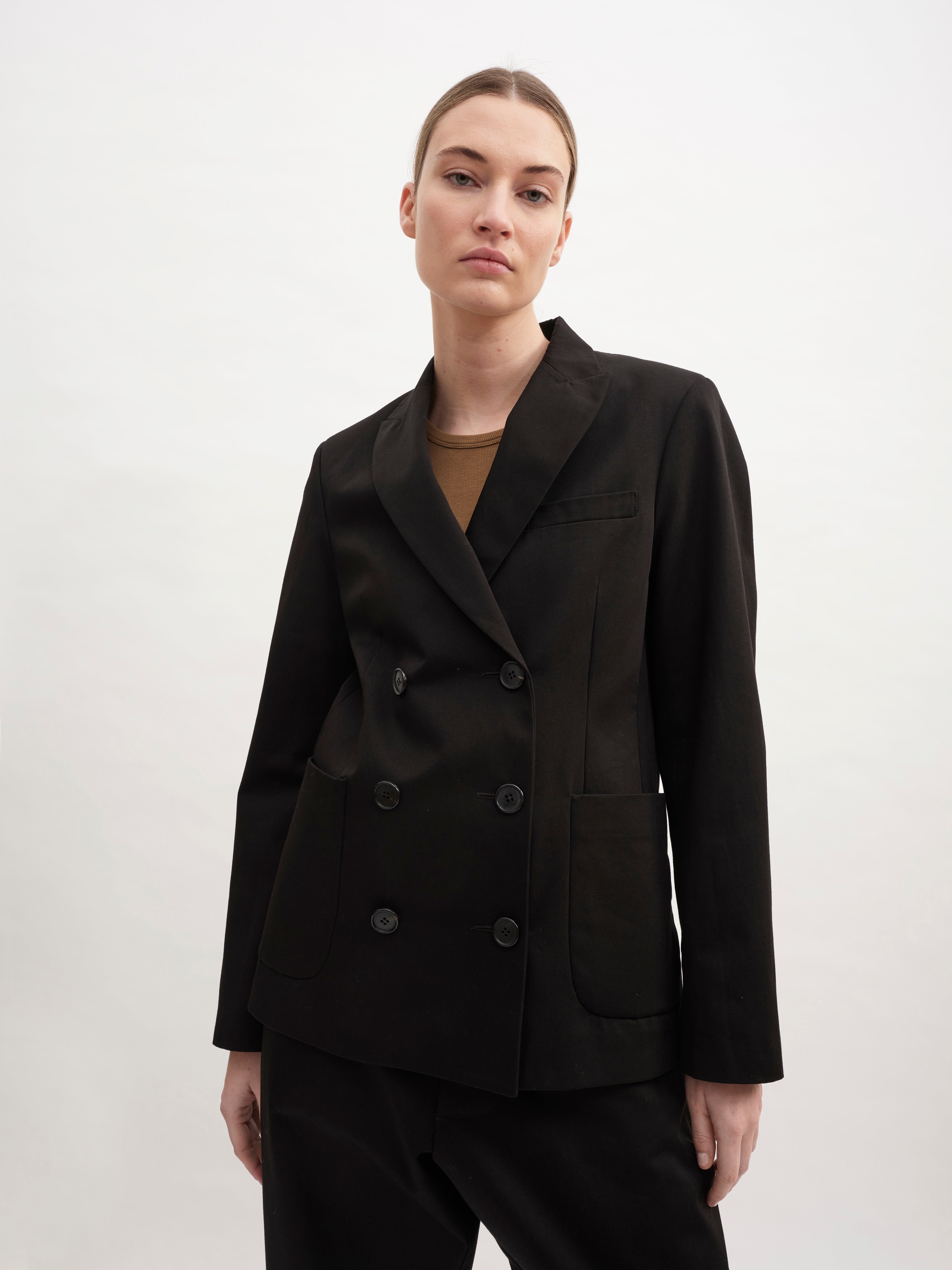 KEATON JACKET / BLACK COATED