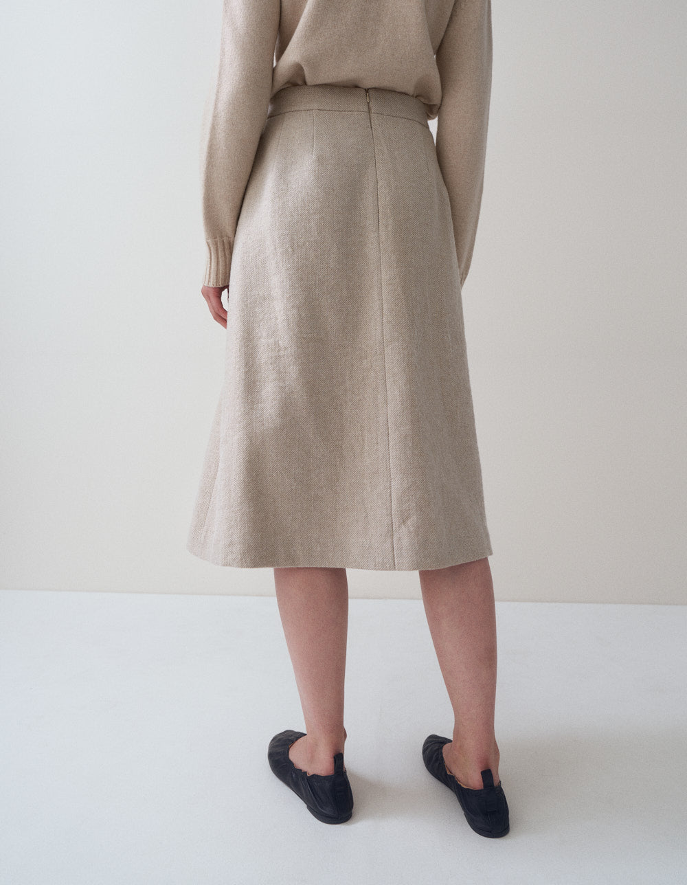 LIZA SKIRT / ALMOND