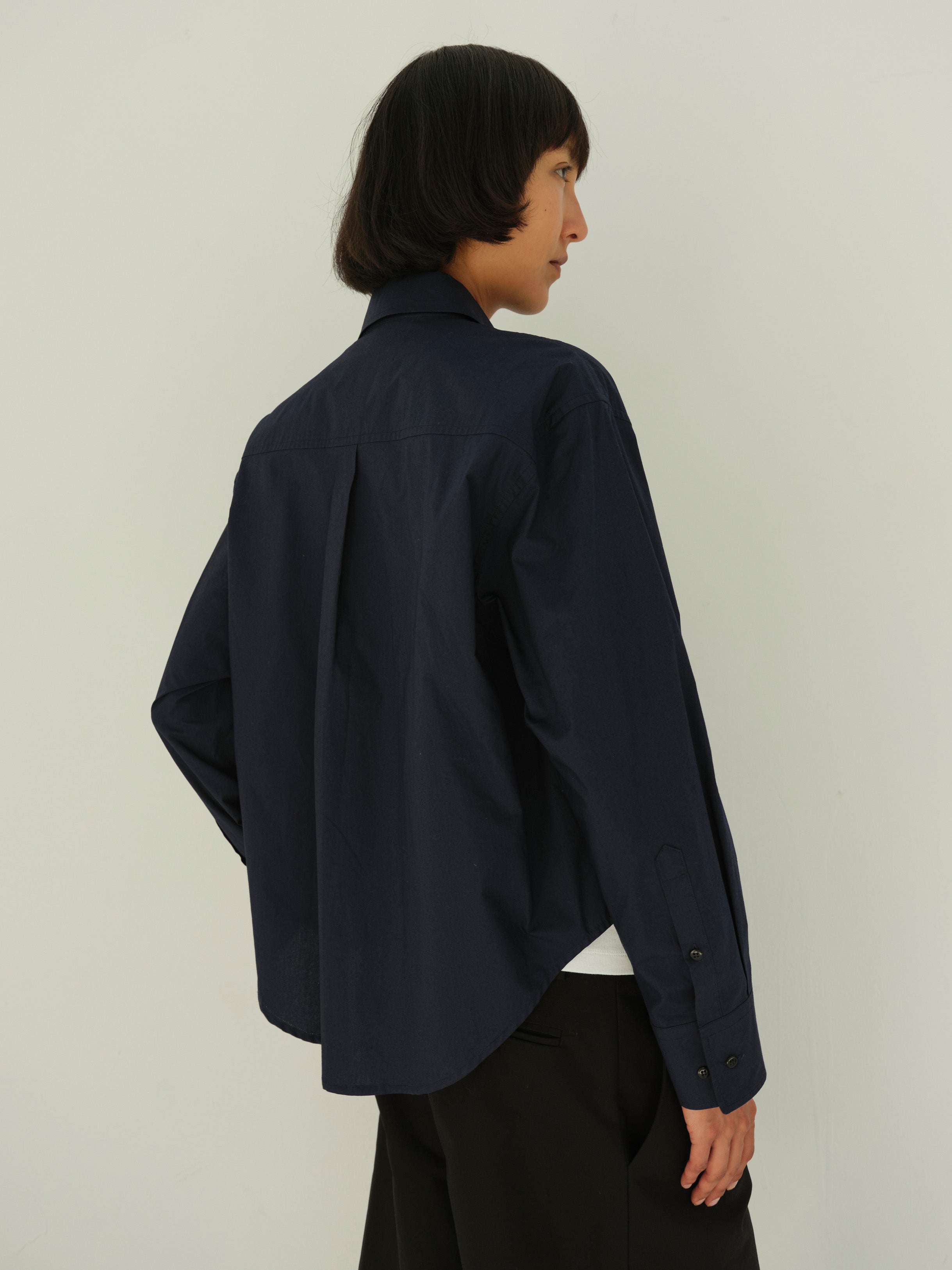 LOU LOU SHIRT / NIGHT BLUE