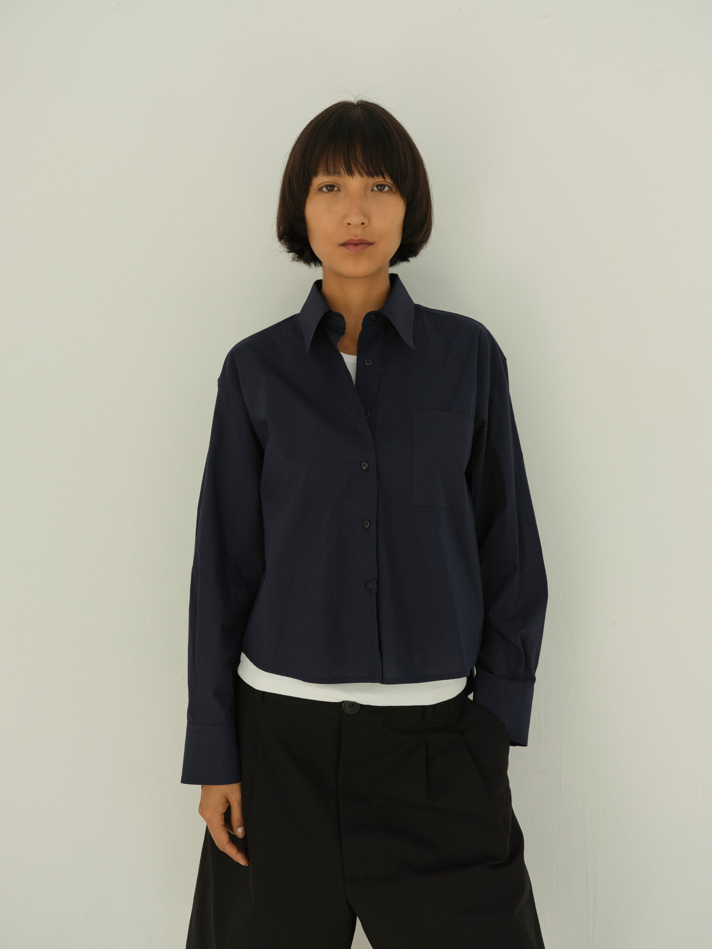 LOU LOU SHIRT / NIGHT BLUE