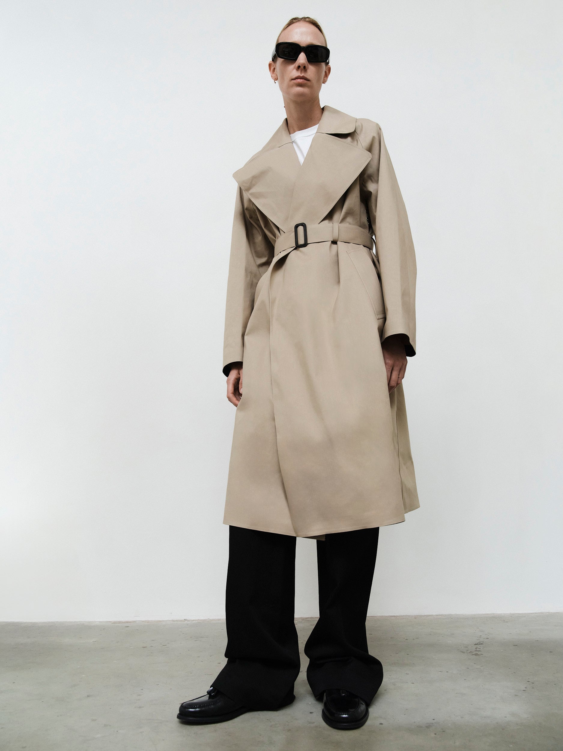 MACKINTOSH KINTORE BONDED TRENCH COAT / FAWN