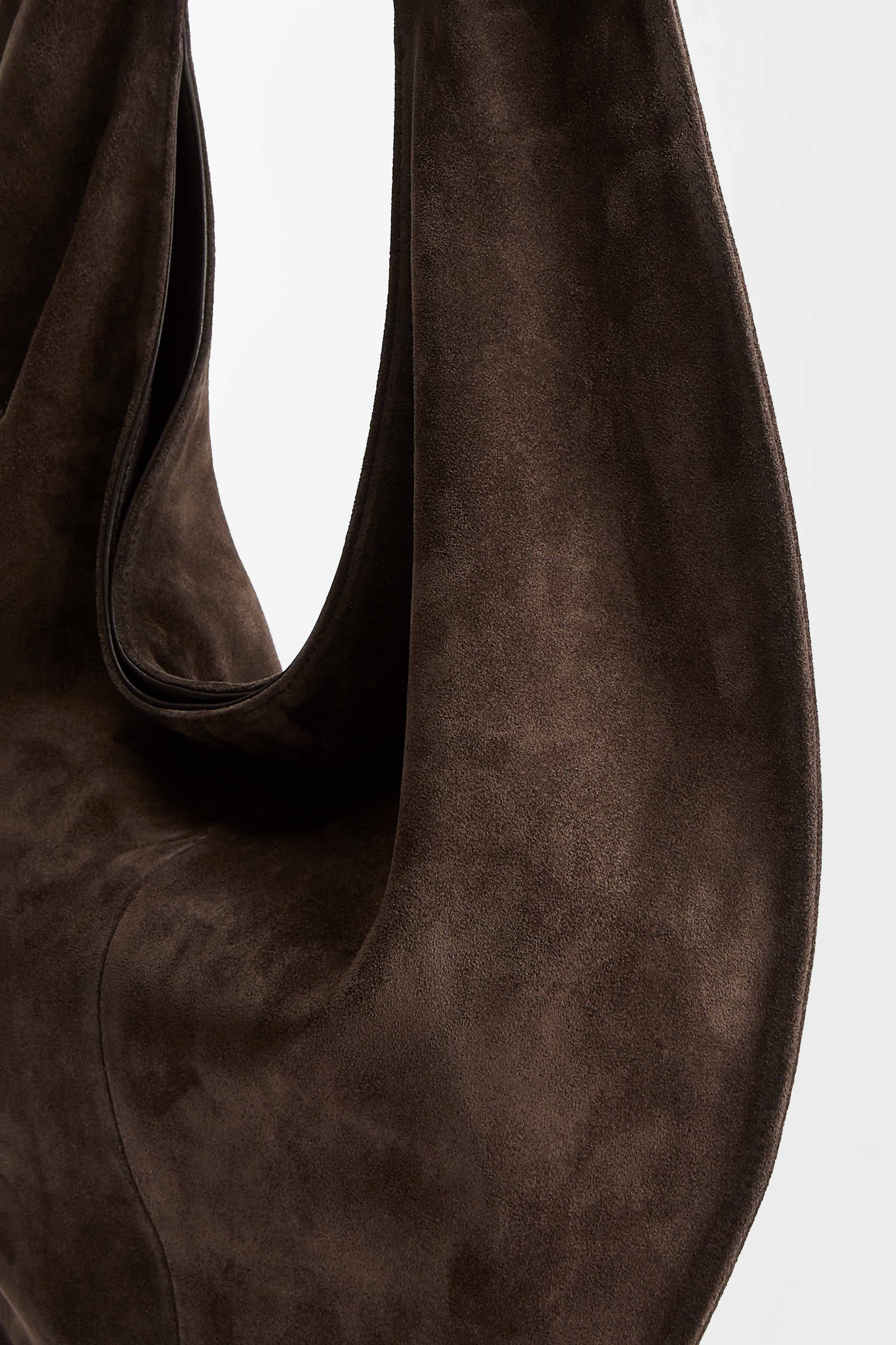 MARKET TOTE SUEDE / CACAO