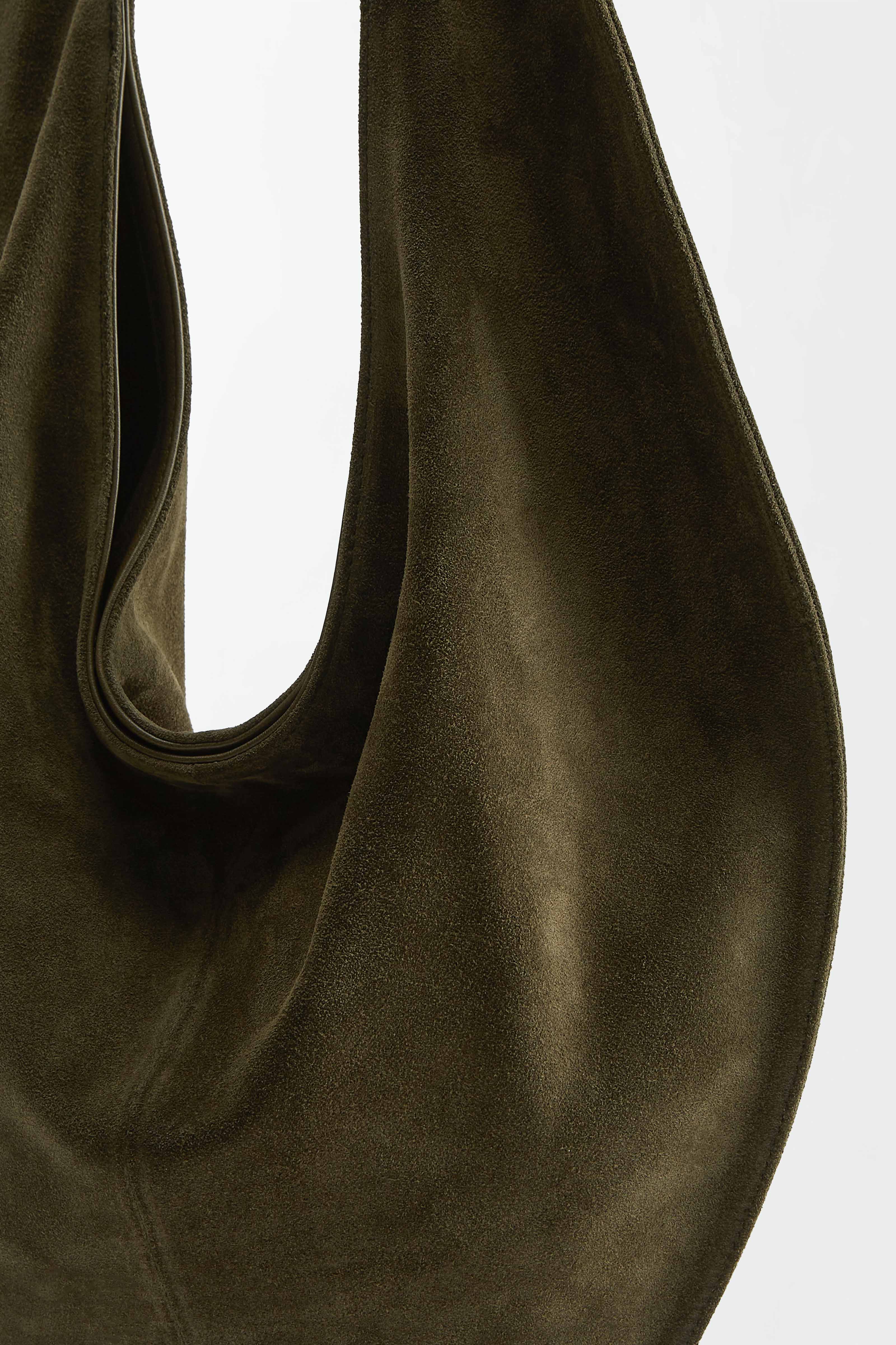 MARKET TOTE SUEDE / KELP