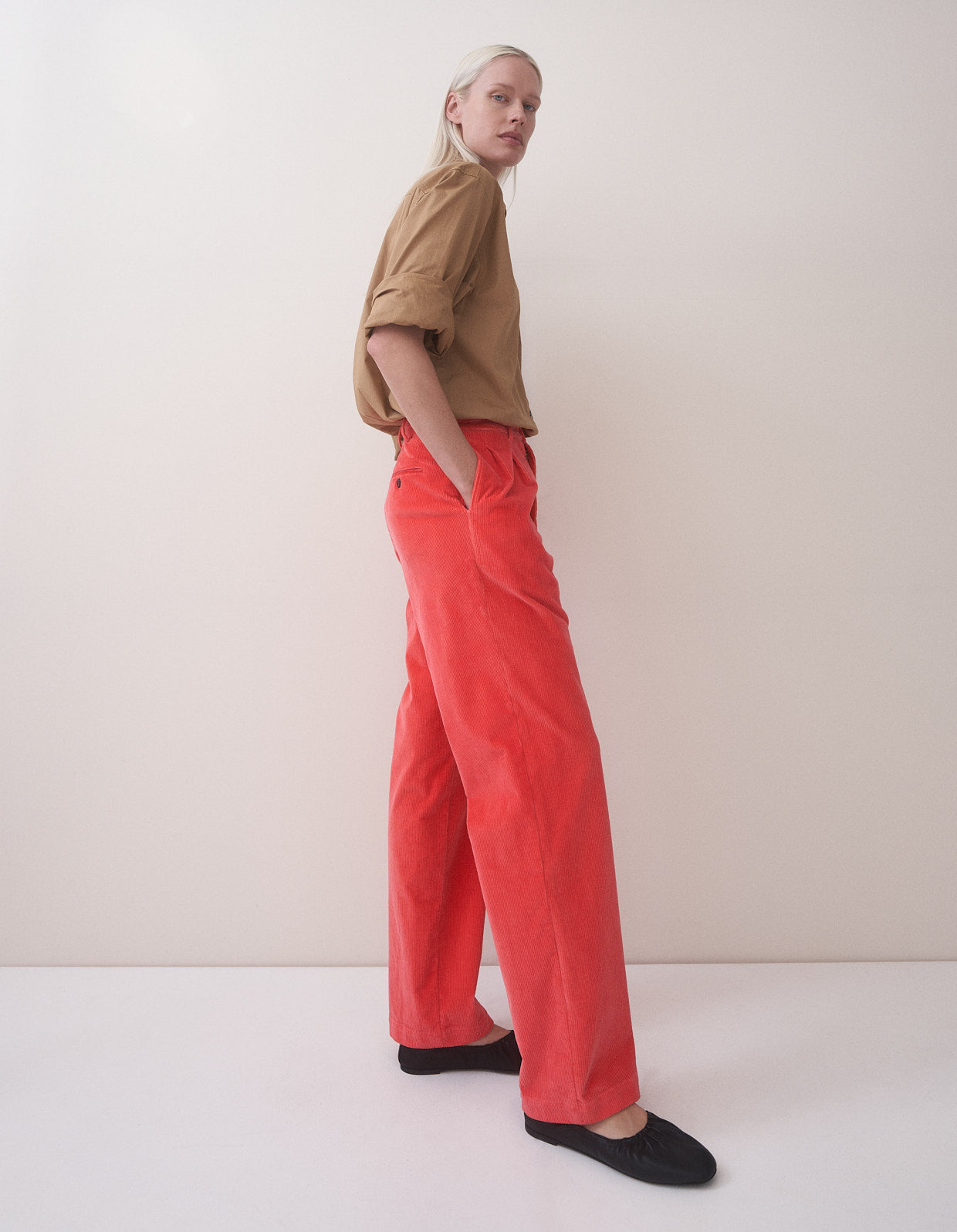 POLO PANTS / HIBISCUS