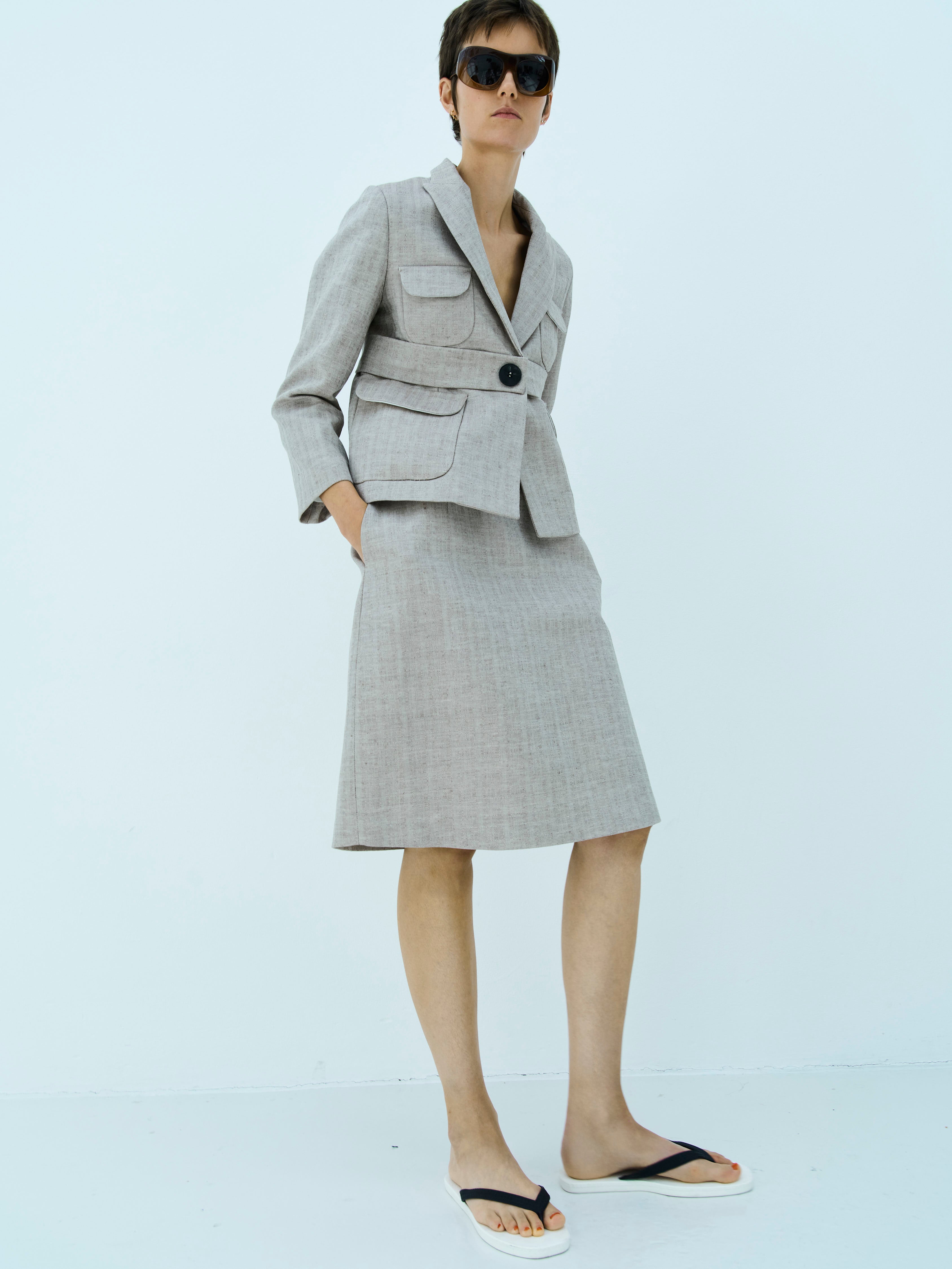 AIVITA SKIRT / STONE