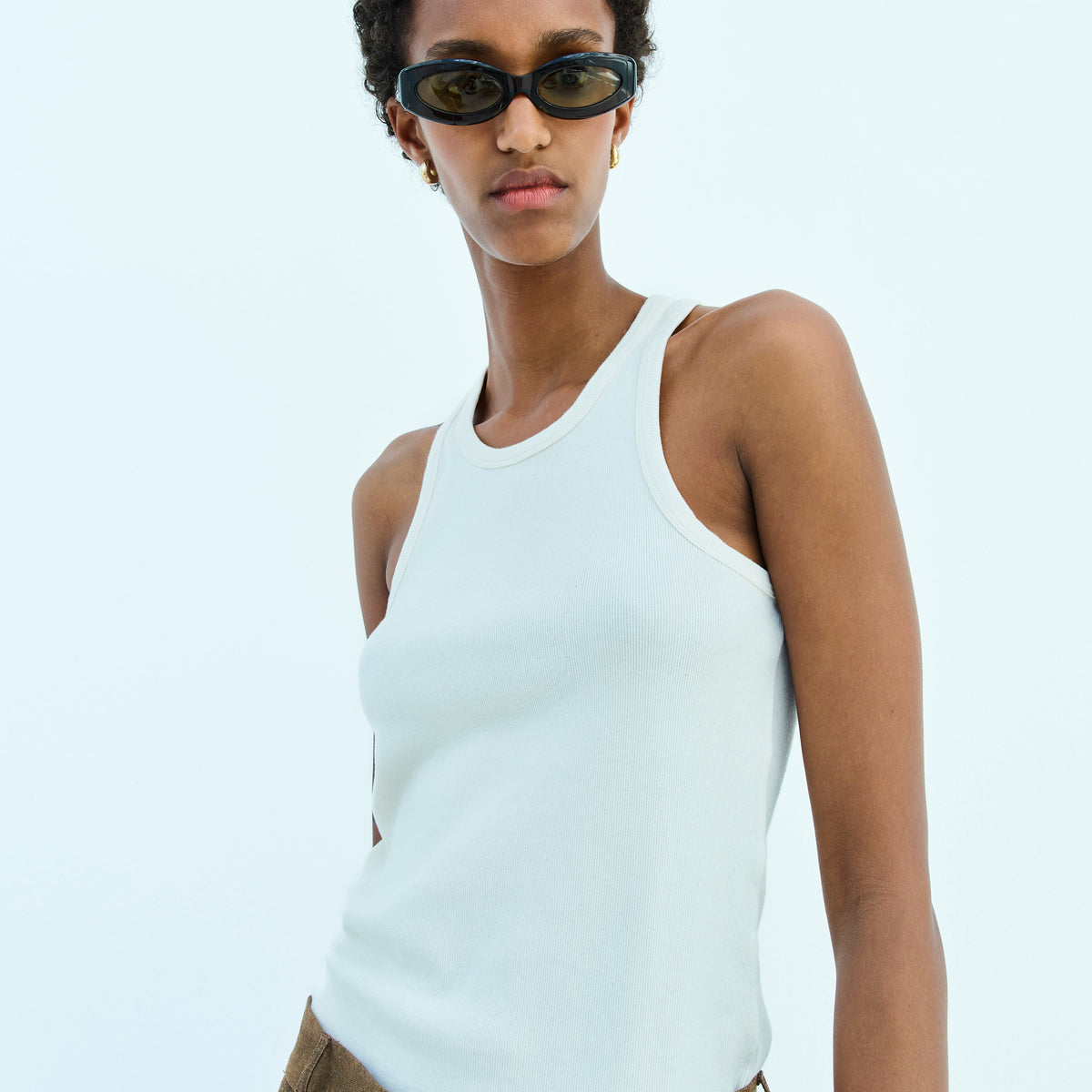 MINE TANK TOP / WHITE – RIKA STUDIOS