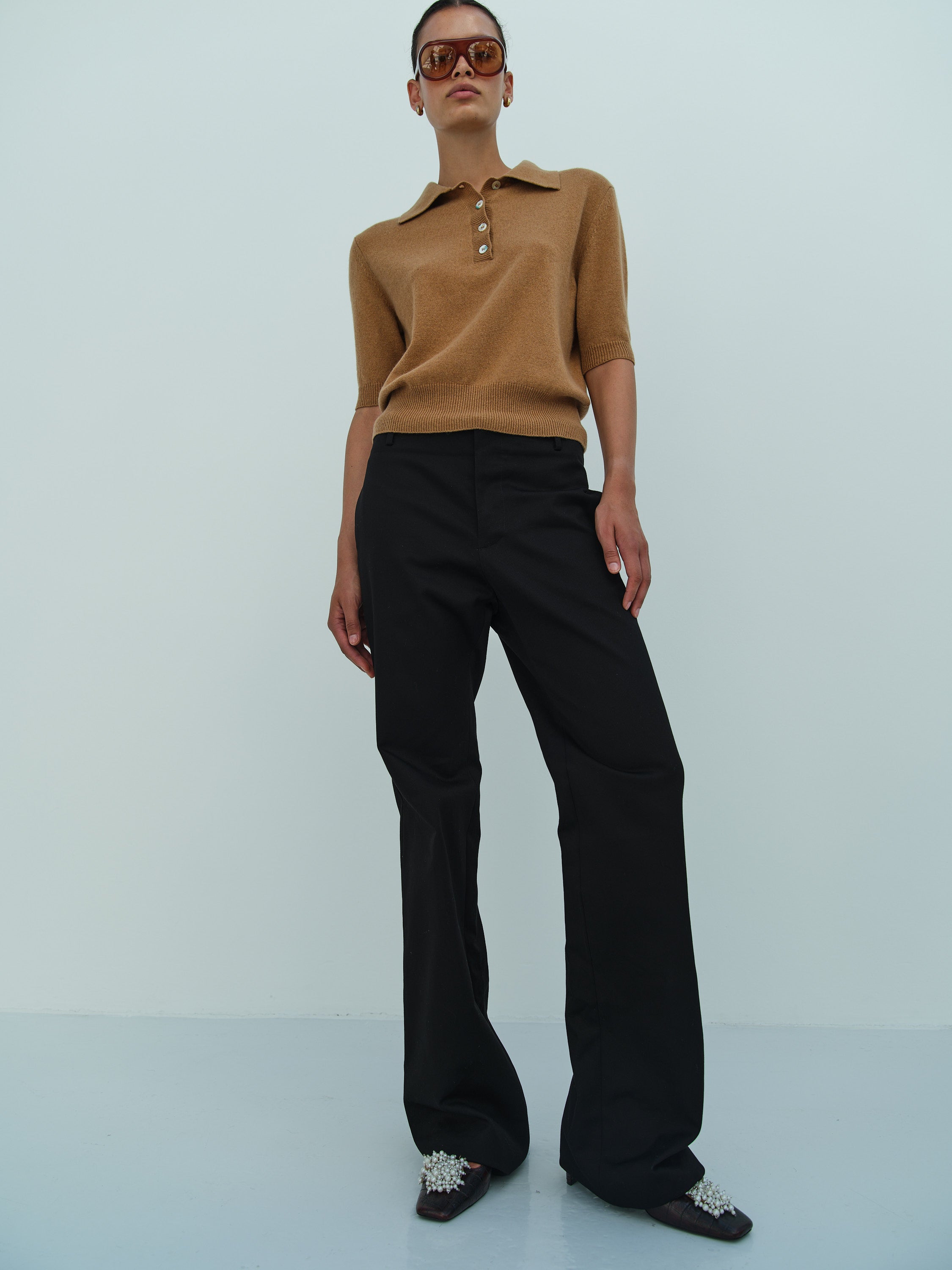 SPRING POLO / CARAMEL