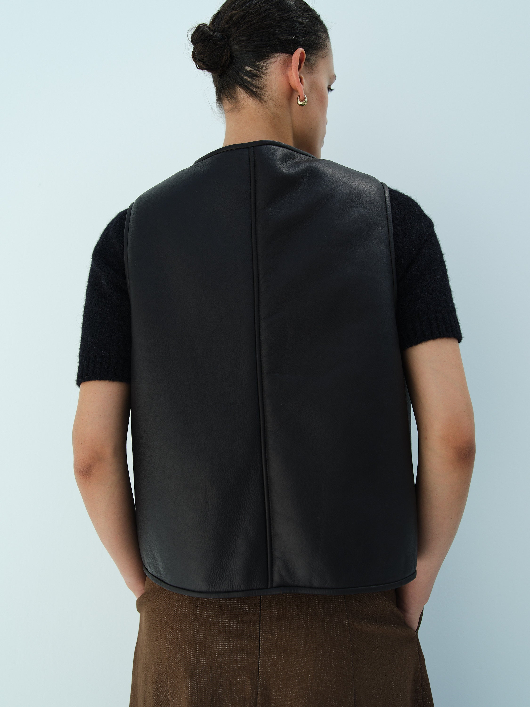 ALLEN VEST / BLACK-BLACK