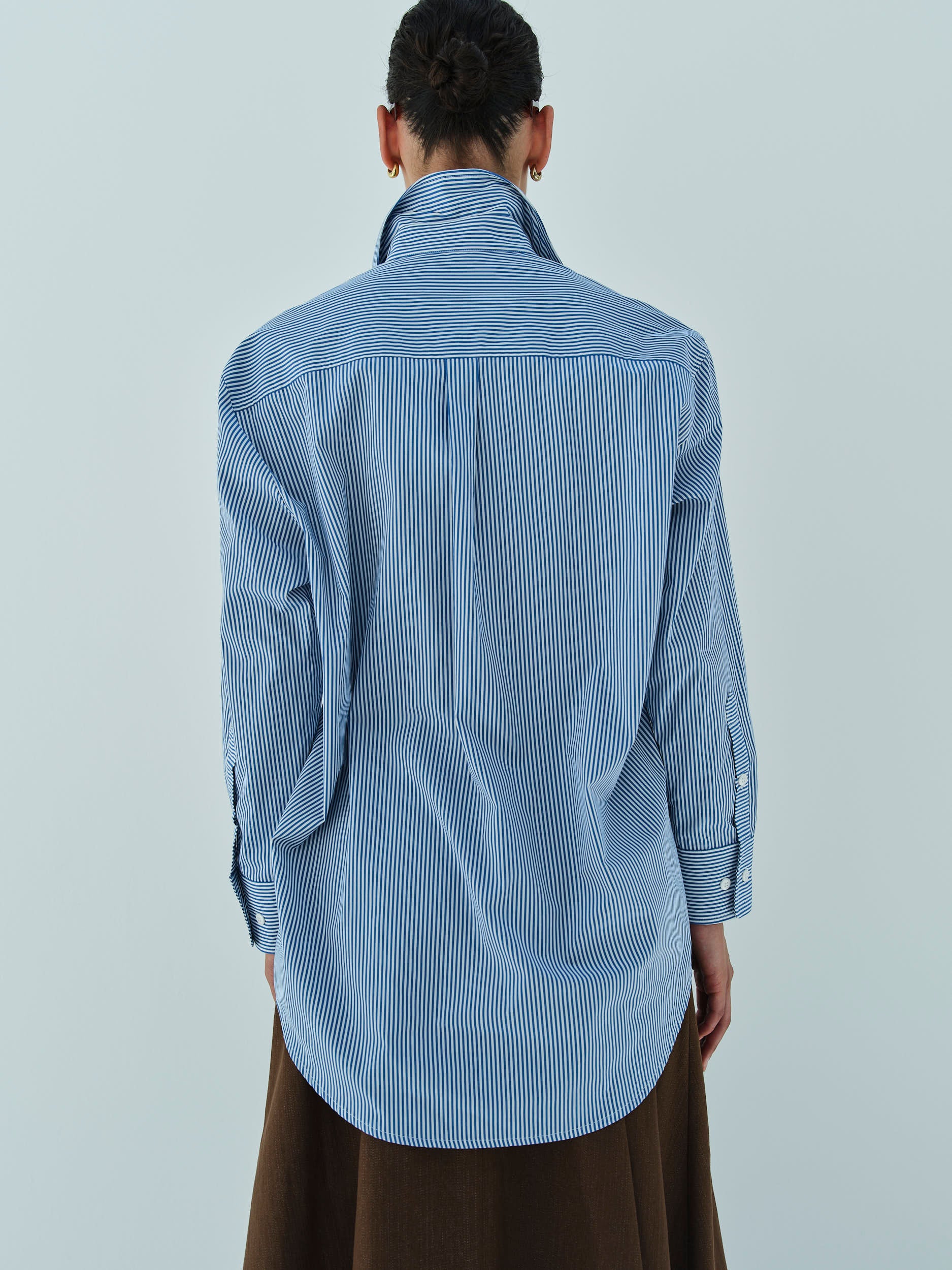 BLAZE SHIRT / BLUE-WHITE STRIPE