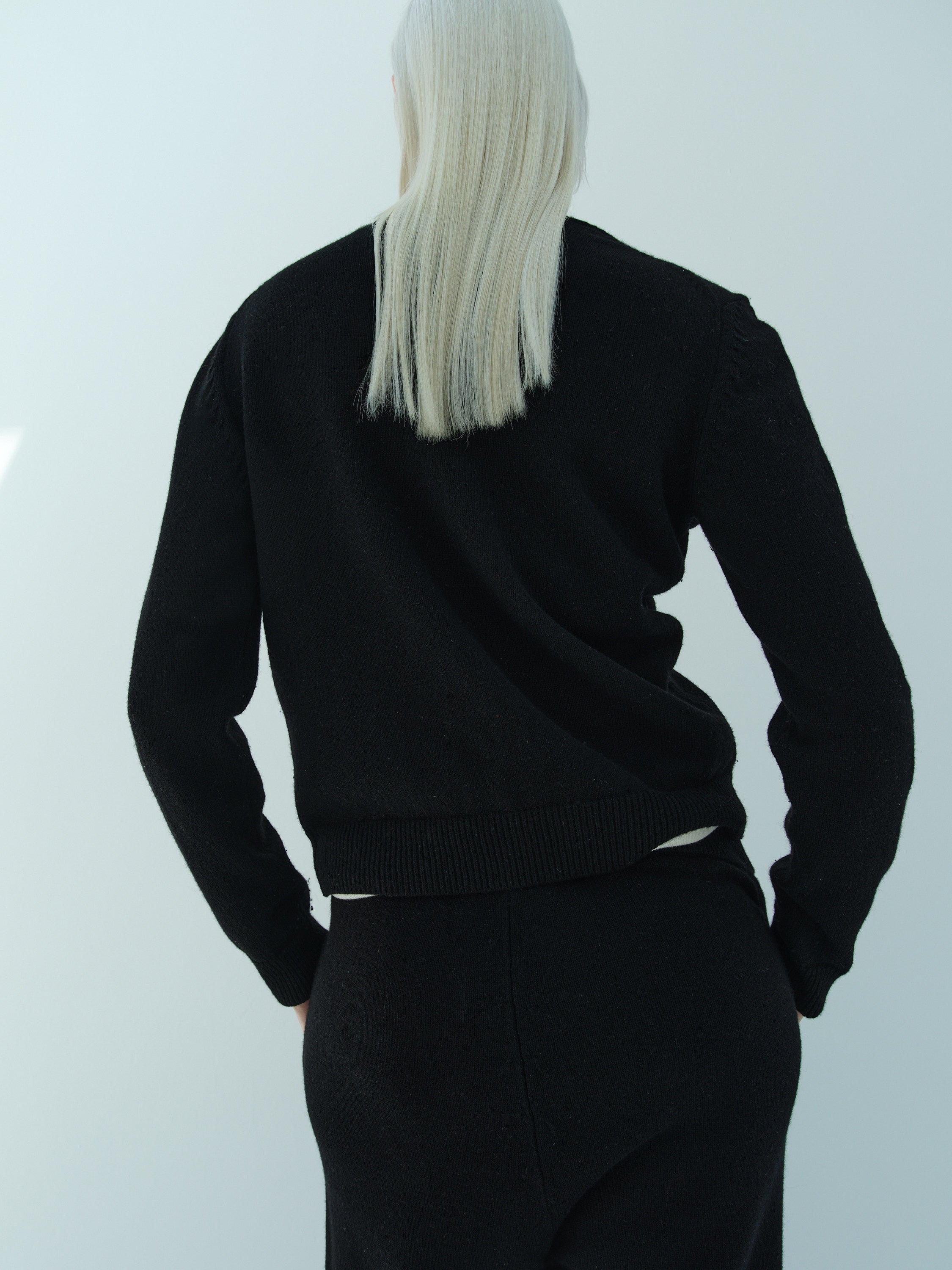 YOKO CARDIGAN / BLACK – RIKA STUDIOS